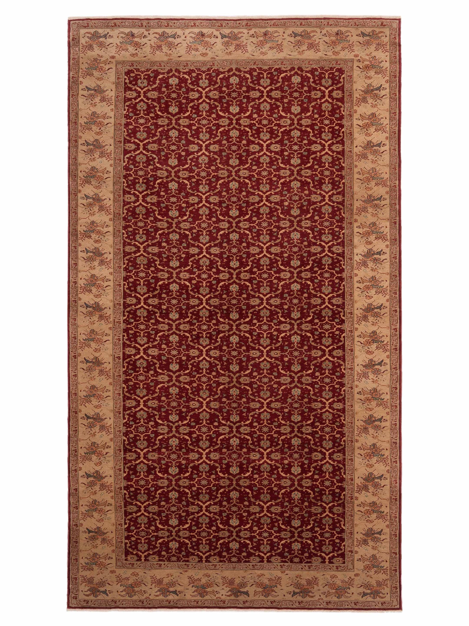 Pasha Antique Loom  Red Ivory Traditional