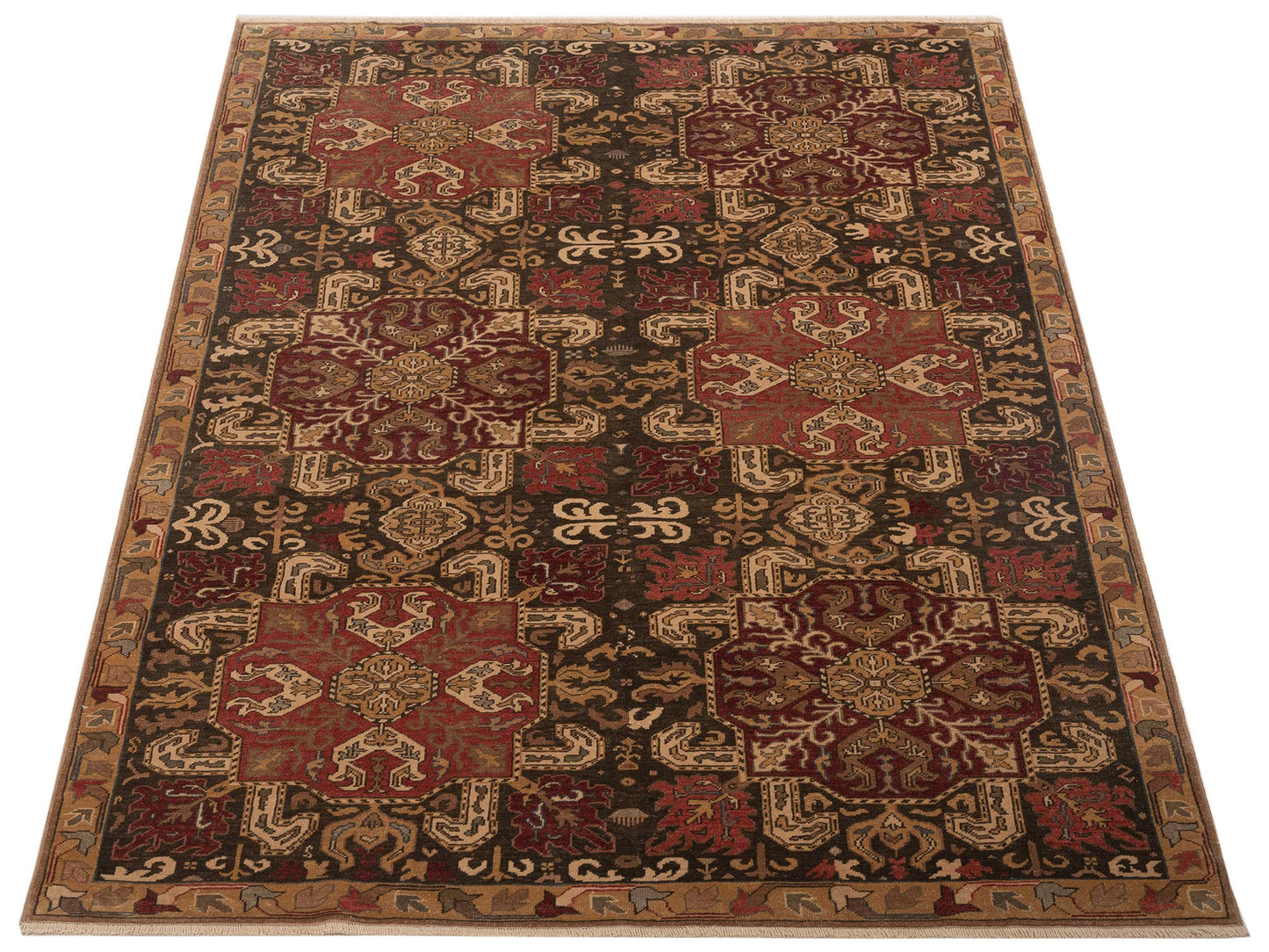 Antiqua Loom Multi Multi 6.2x8.10 Hand Knotted Rug