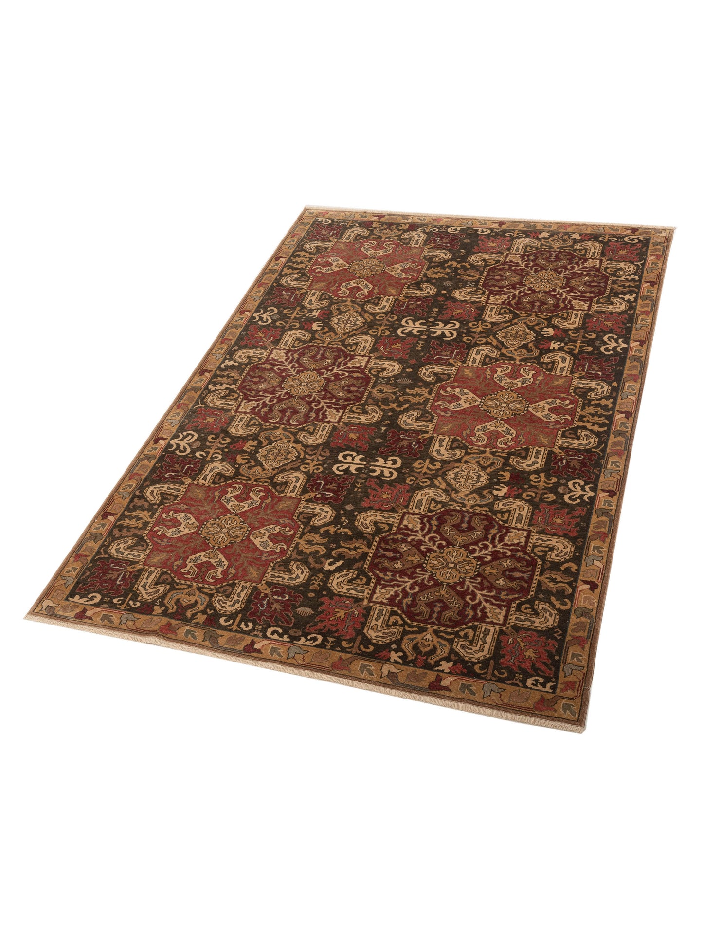 Antiqua Loom Multi Multi 6.2x8.10 Hand Knotted Rug