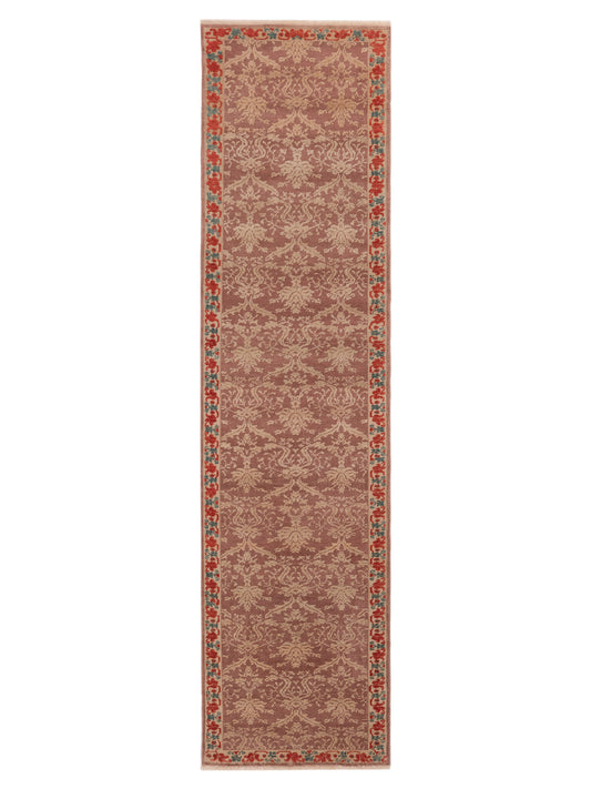 Pasha Antique Loom  Purple Beige Traditional