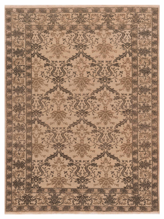 Pasha Antique Loom  Beige Green  Traditional