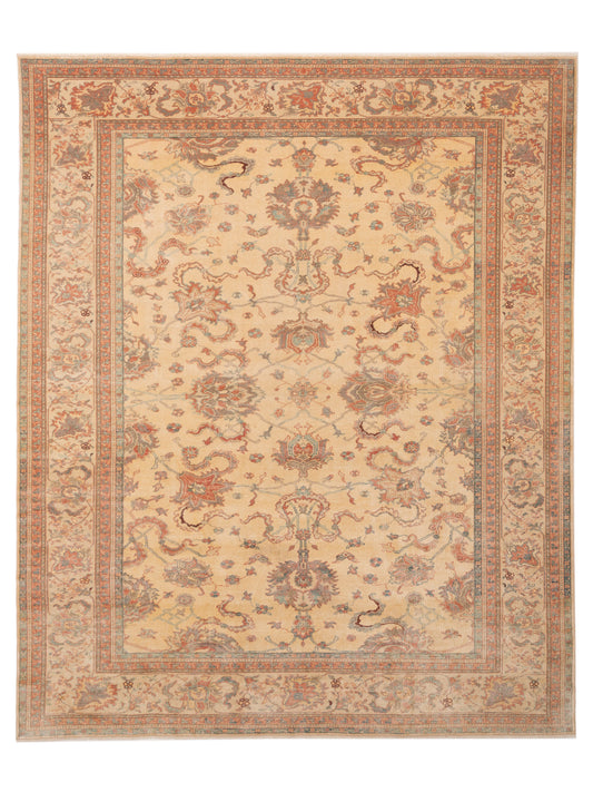 Pasha Antique Loom  Gold Ivory Traditional