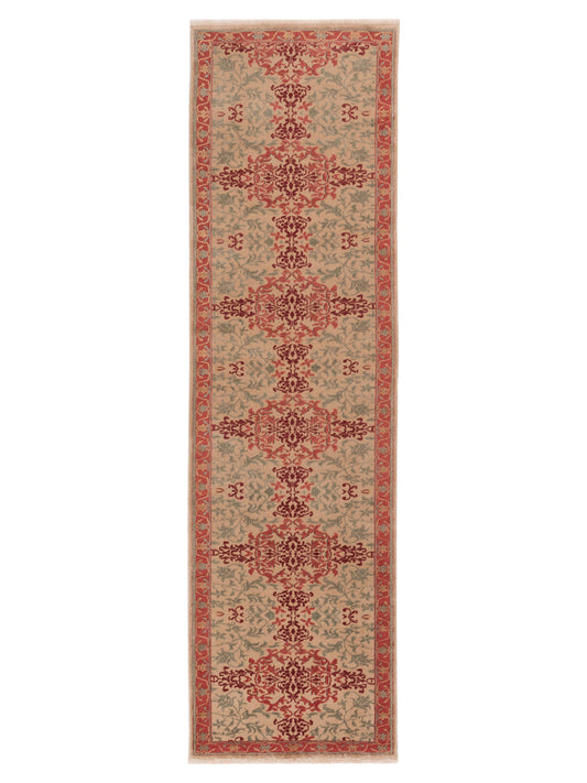 Pasha Antique Loom  Beige Rust Transitional