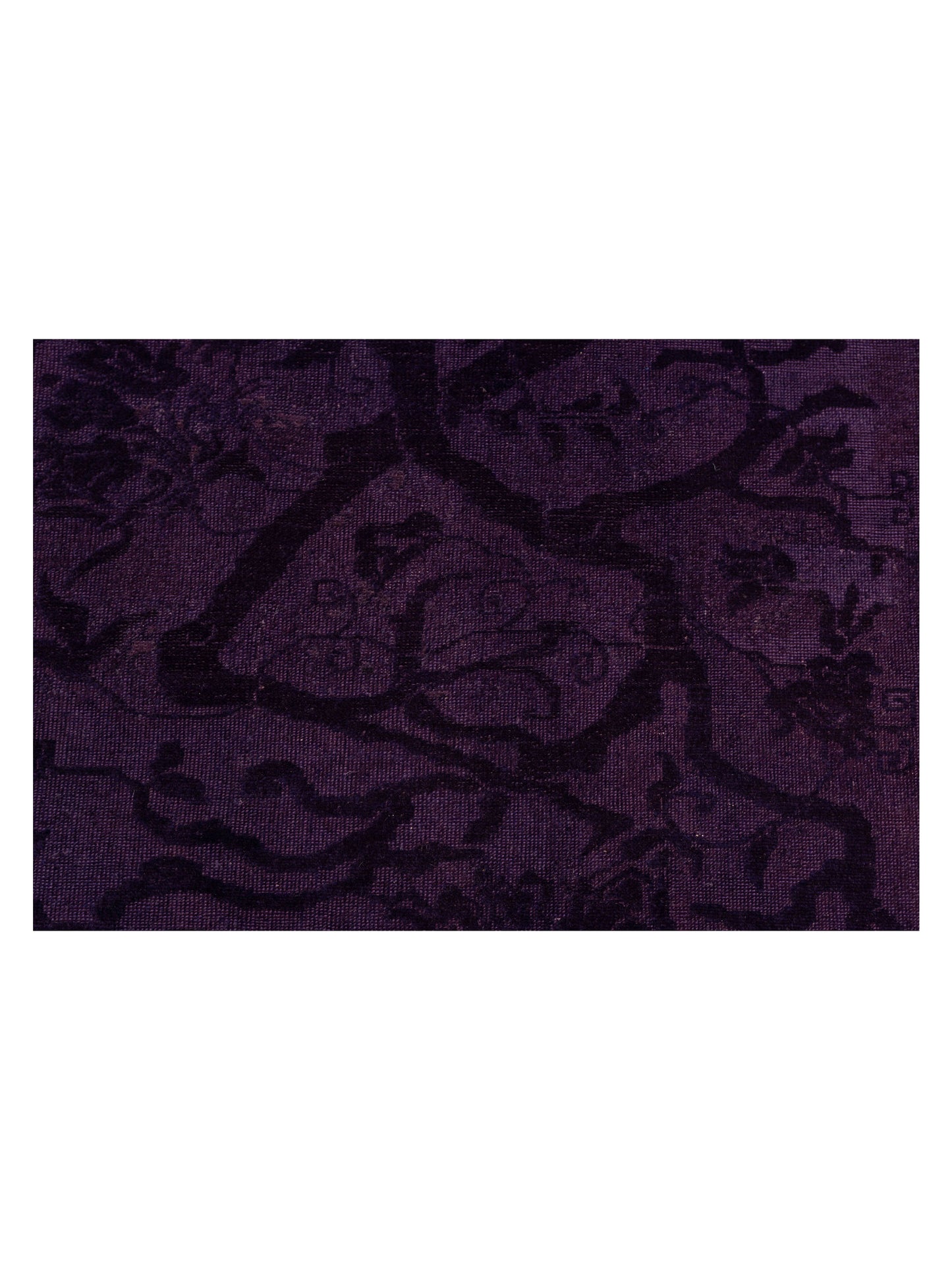 Vintage Purple 6.6x8.4 Hand Knotted Rug