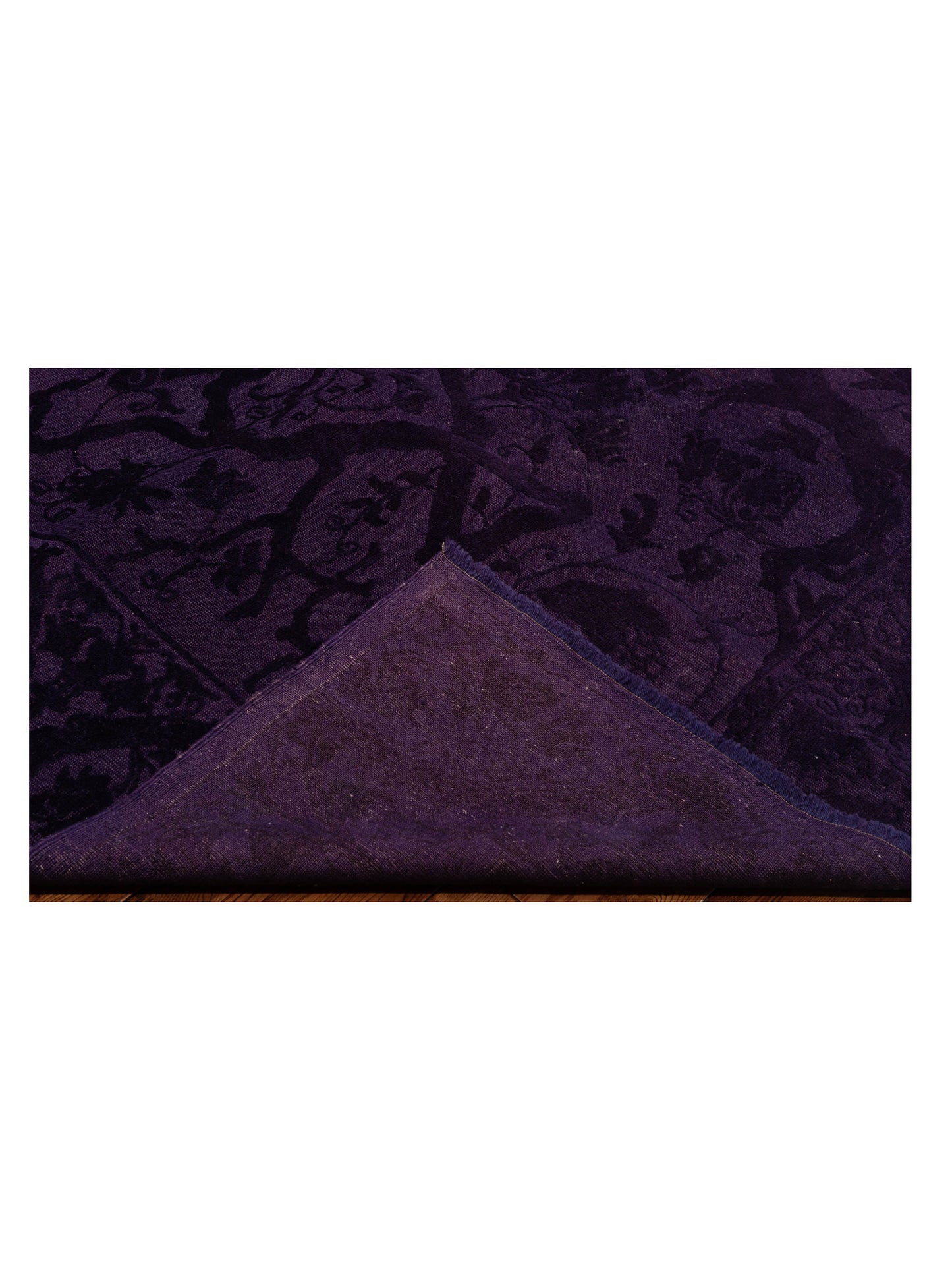 Vintage Purple 6.6x8.4 Hand Knotted Rug