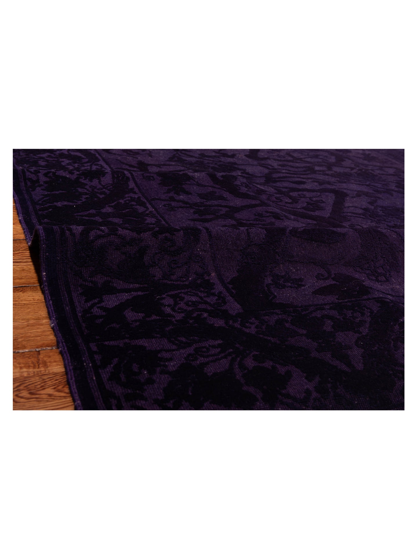 Vintage Purple 6.6x8.4 Hand Knotted Rug