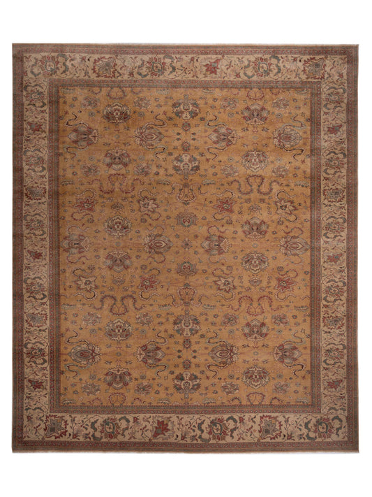 Pasha Antique Loom  Gold Beige Traditional