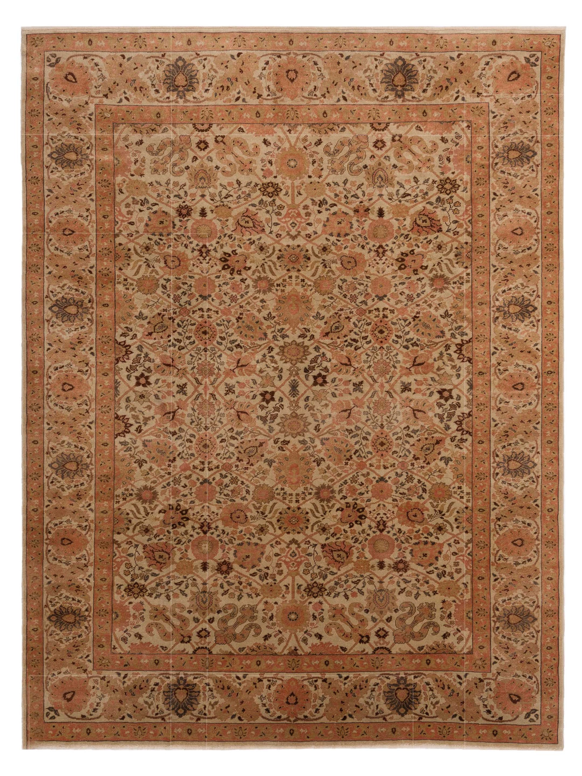 Pasha Antique Loom  Ivory Ivory Traditional