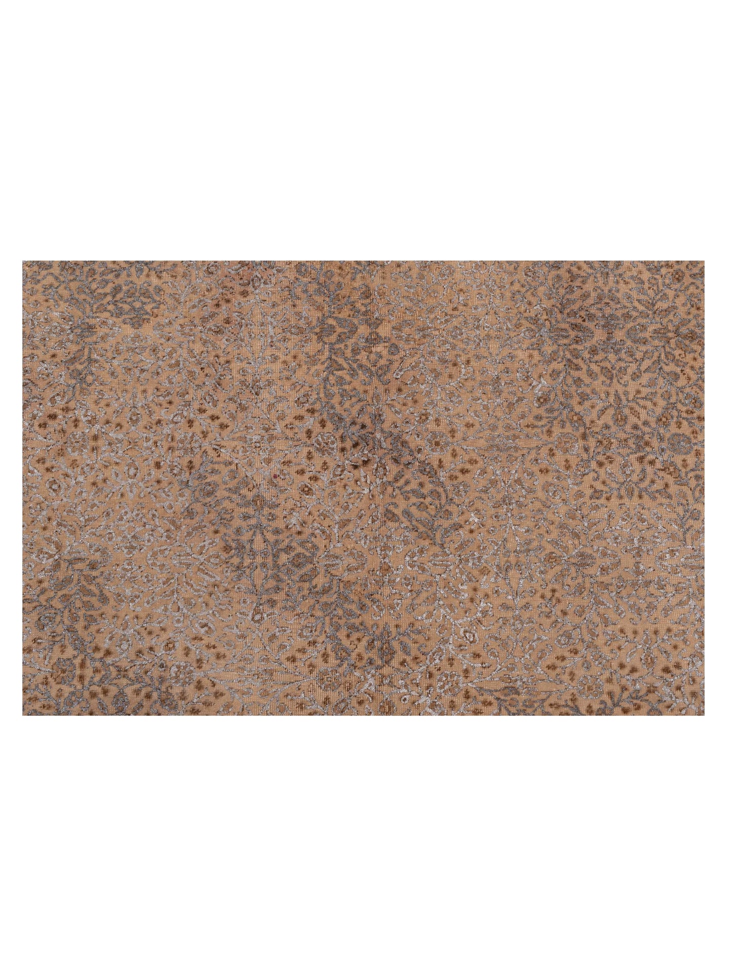 Vintage Beige 6.5x9.4 Hand Knotted Rug