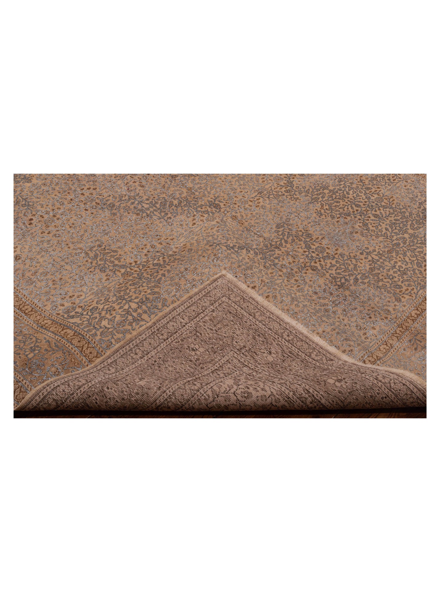 Vintage Beige 6.5x9.4 Hand Knotted Rug