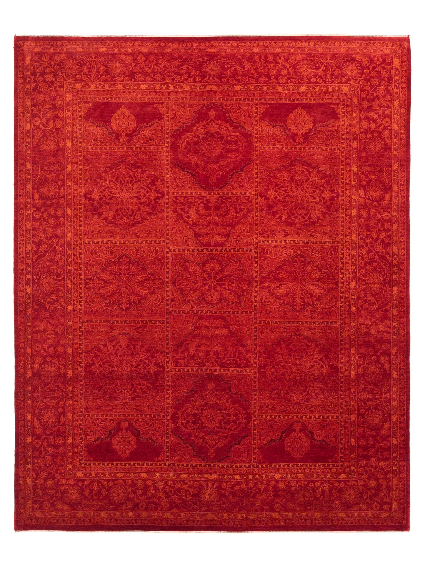 Siena Loribaft  Red  Contemporary