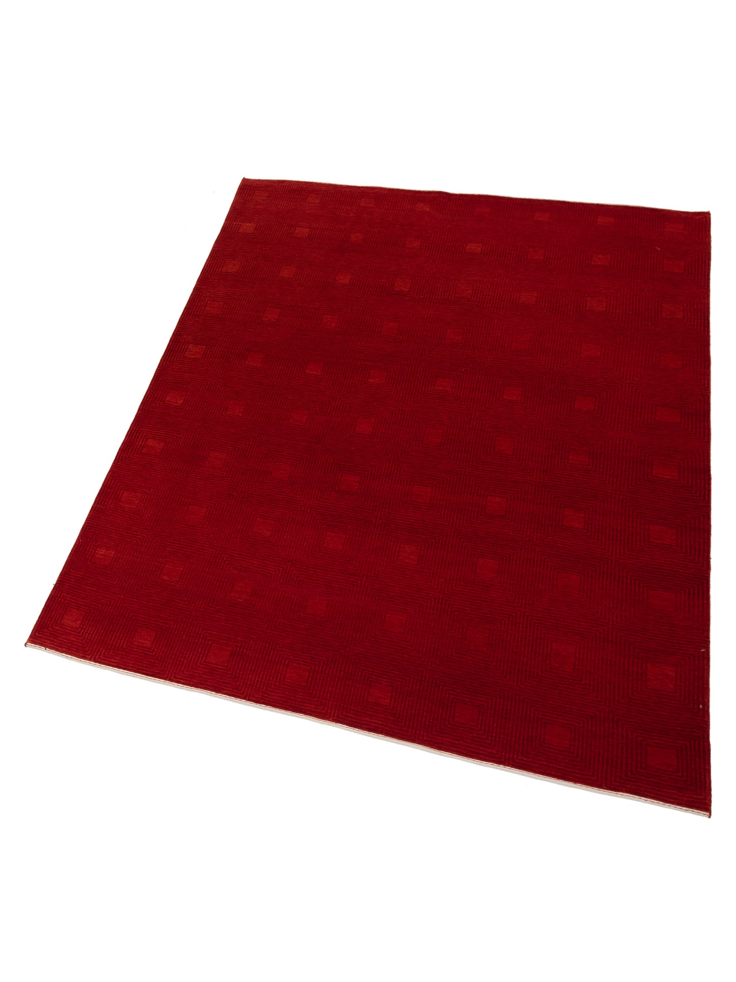Loriyan Red 7.9x9.7 Hand Knotted Rug