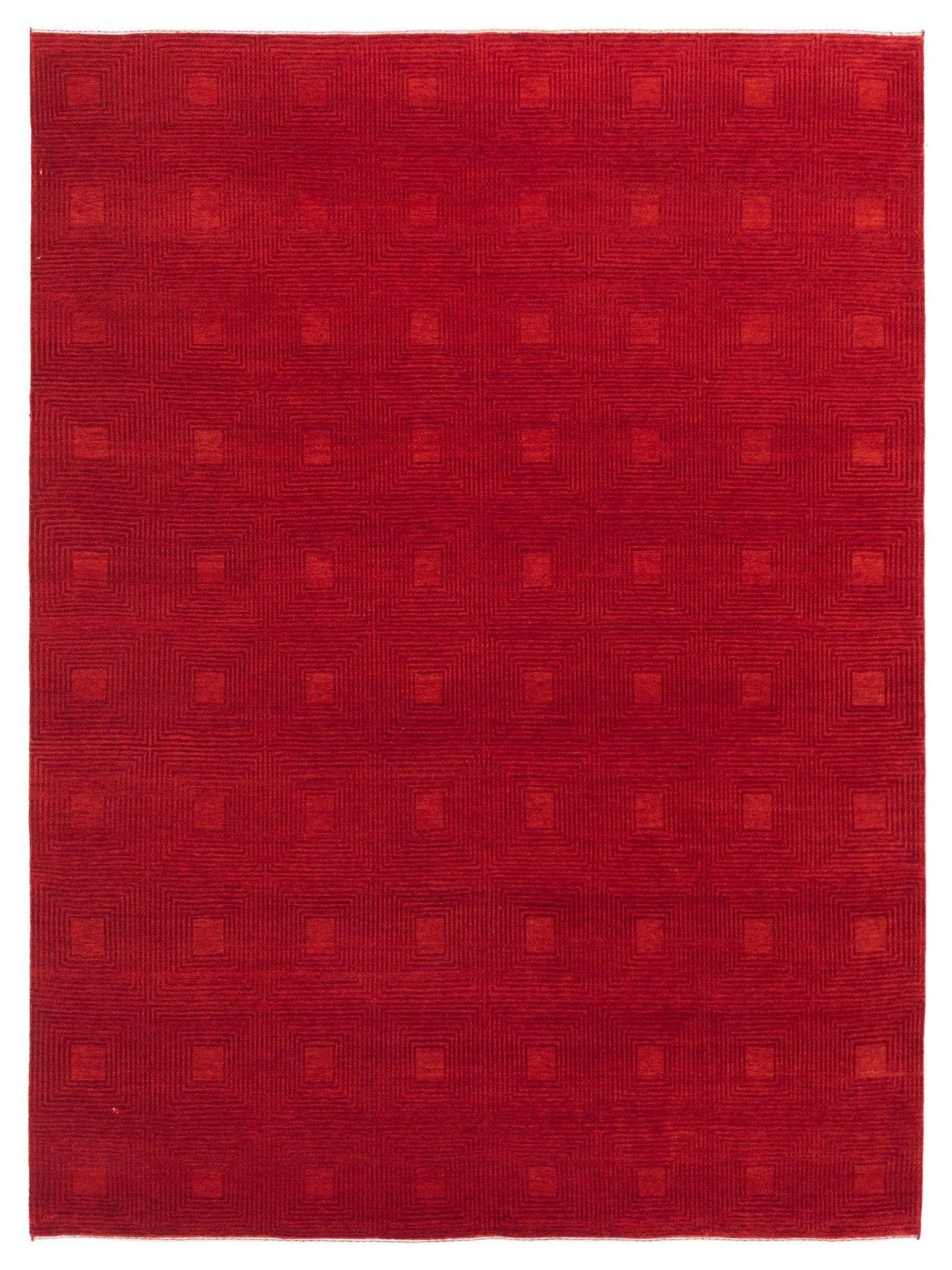 Siena Loribaft  Red  Contemporary