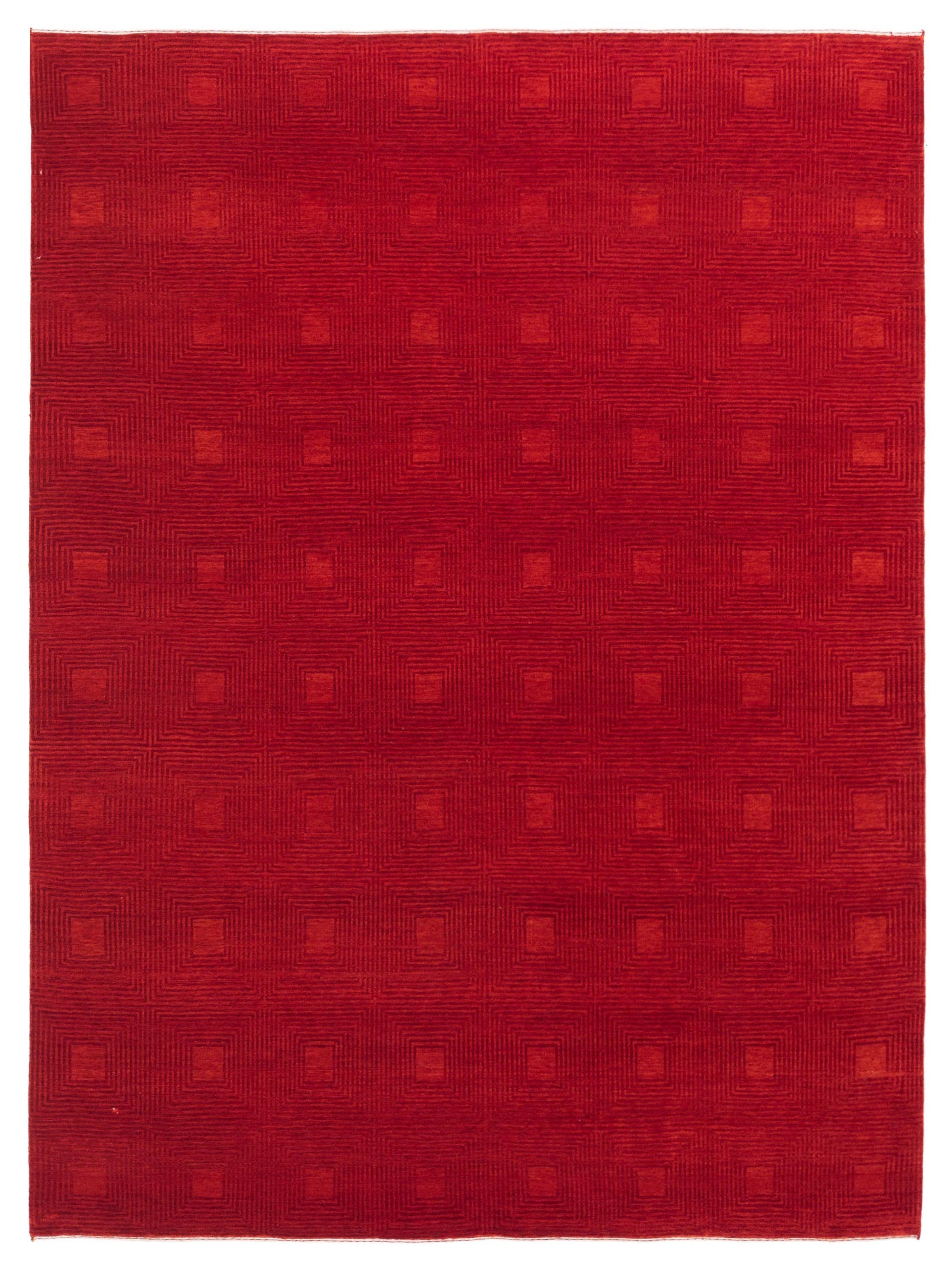 Siena Loribaft  Red  Contemporary
