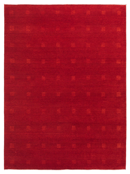 Siena Loribaft  Red  Contemporary