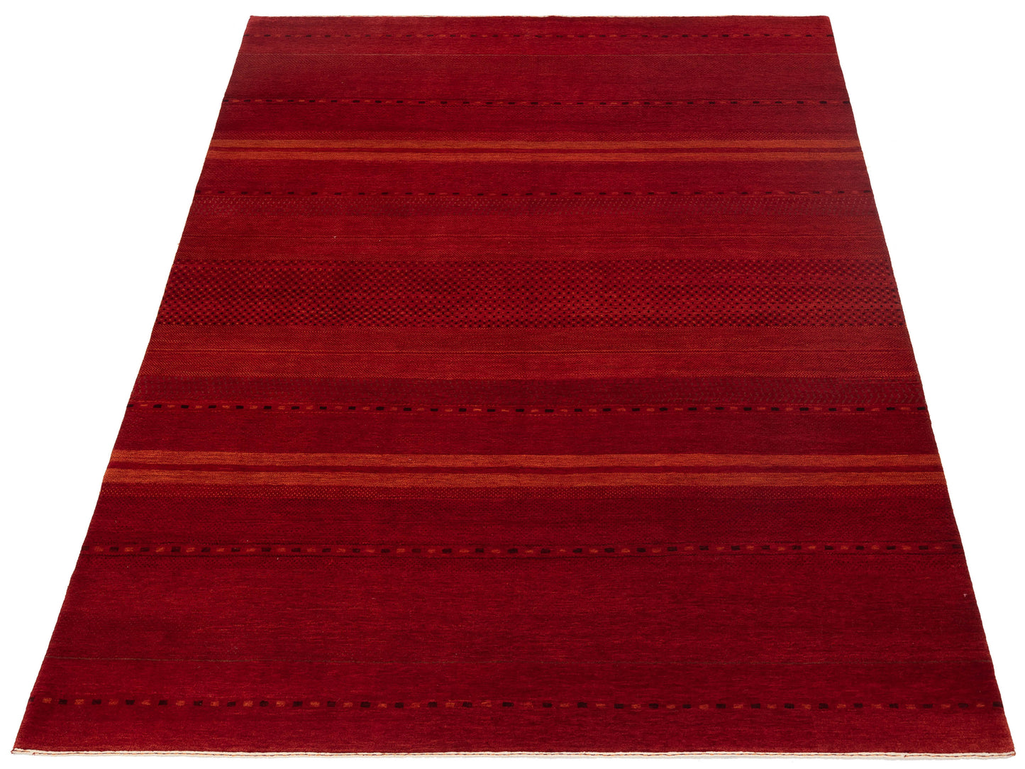 Loriyan Red 7.10x9.8 Hand Knotted Rug