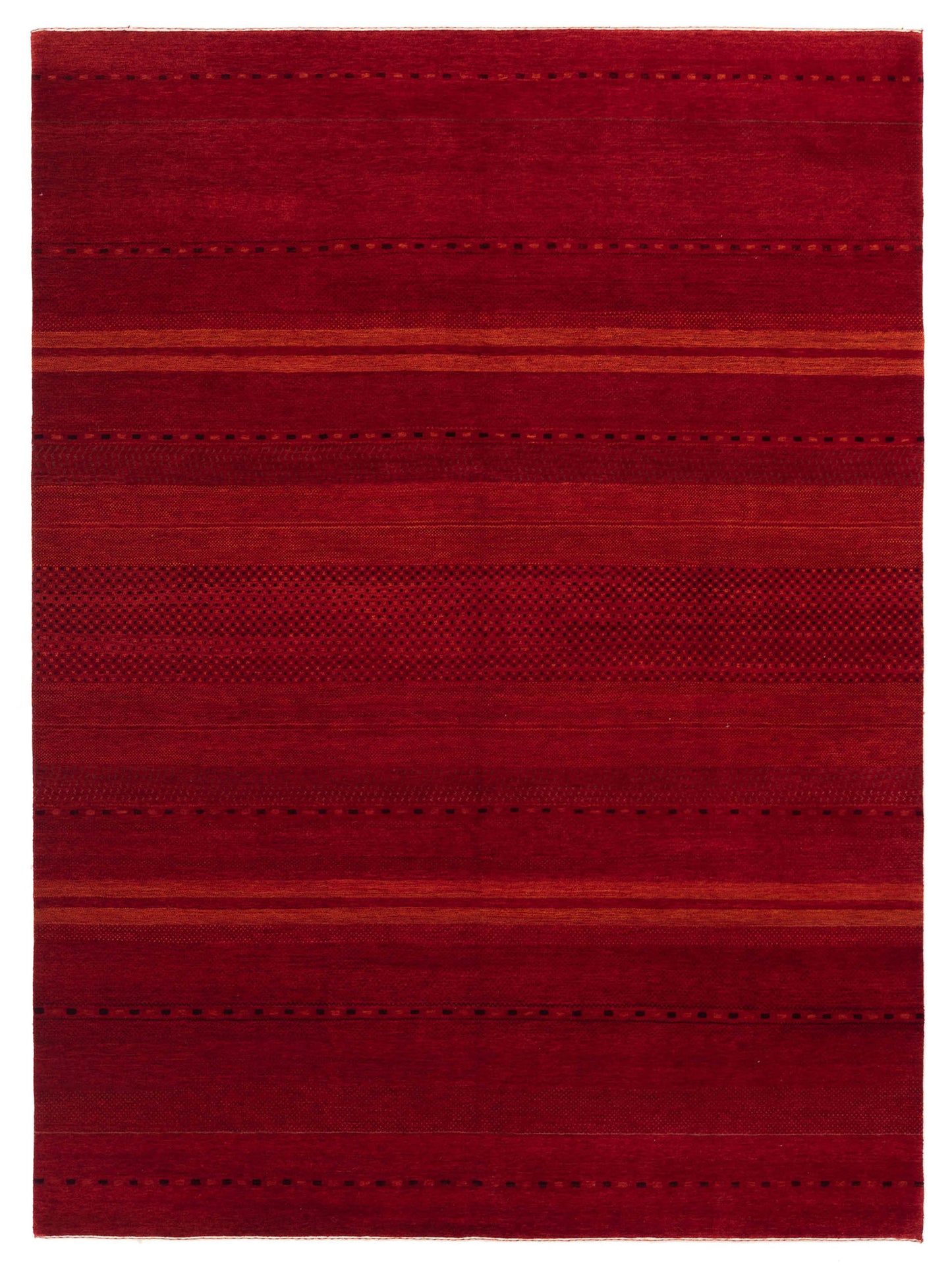 Siena Loribaft  Red  Contemporary