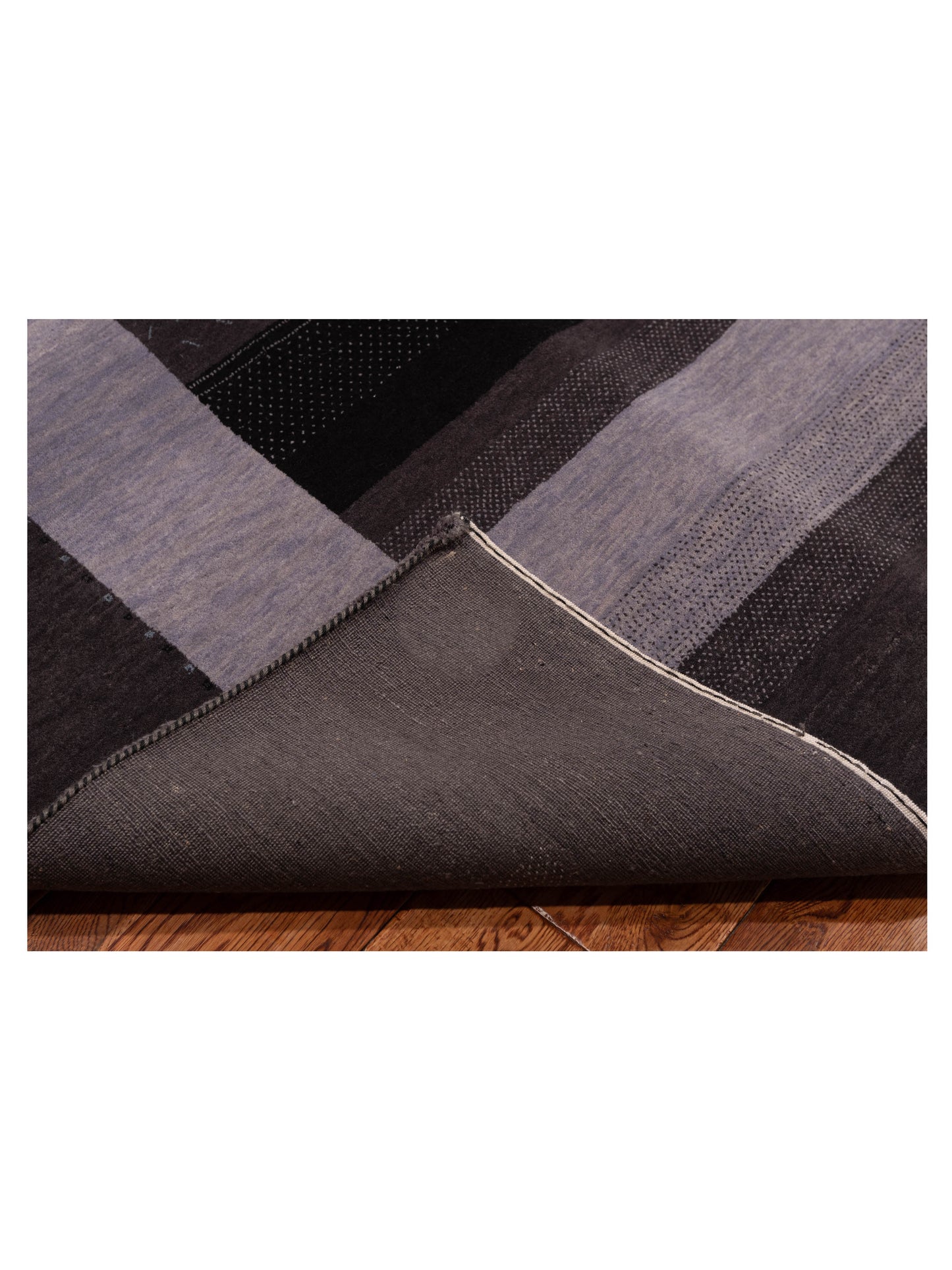 Loriyan Gray Gray 8.10x12.2 Hand Knotted Rug