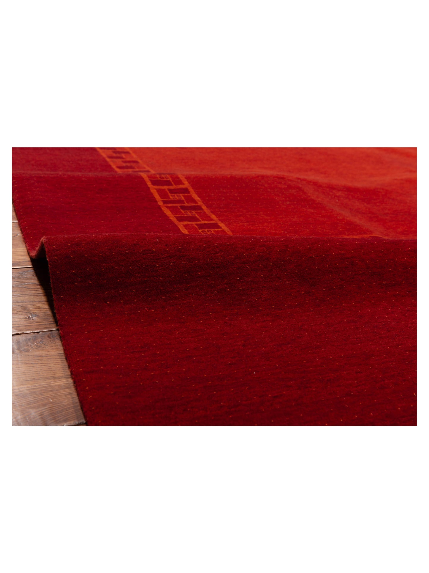 Loriyan Orange Red 9x11.9 Hand Knotted Rug