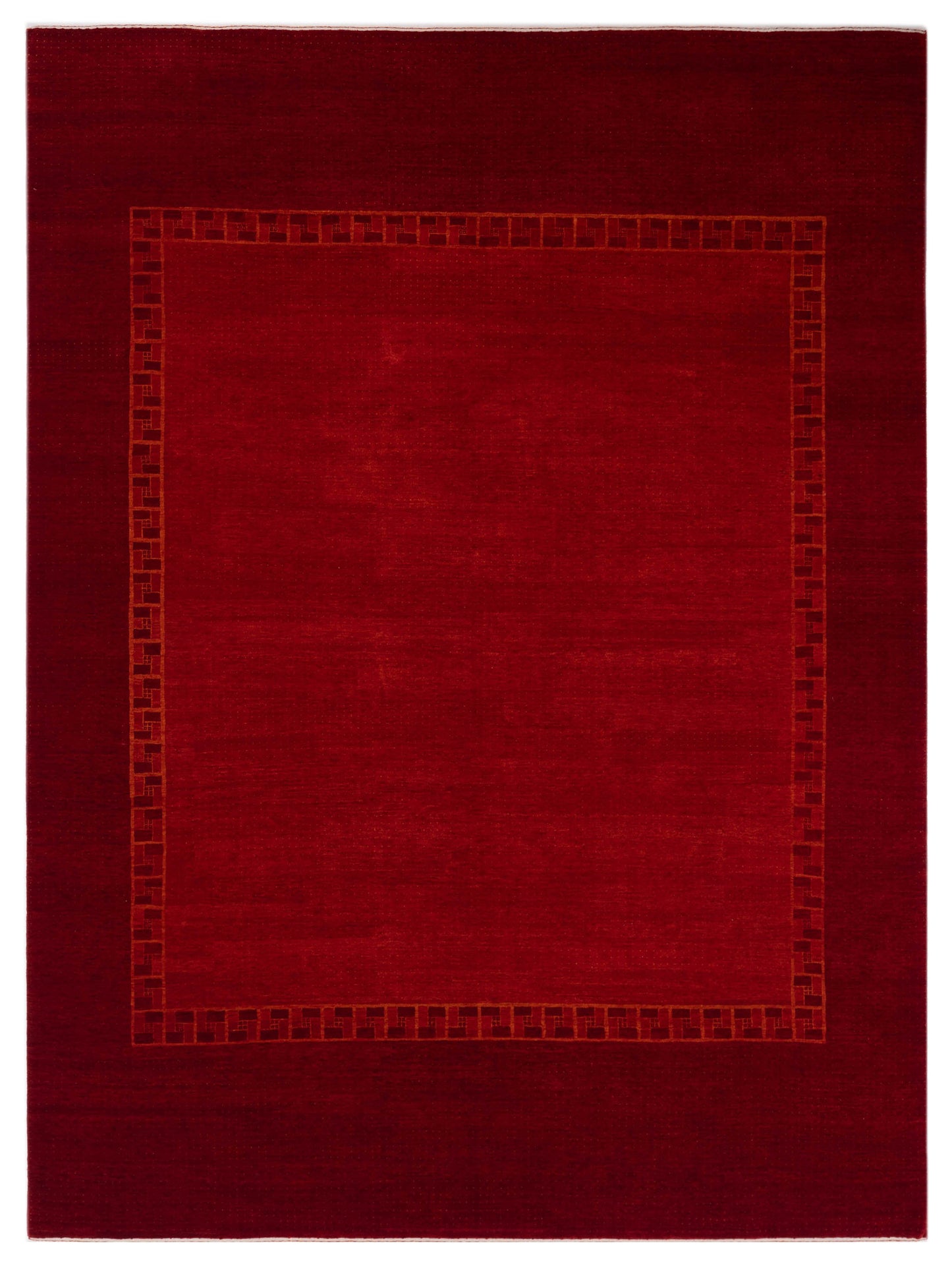 Siena Loribaft  Orange Red Contemporary