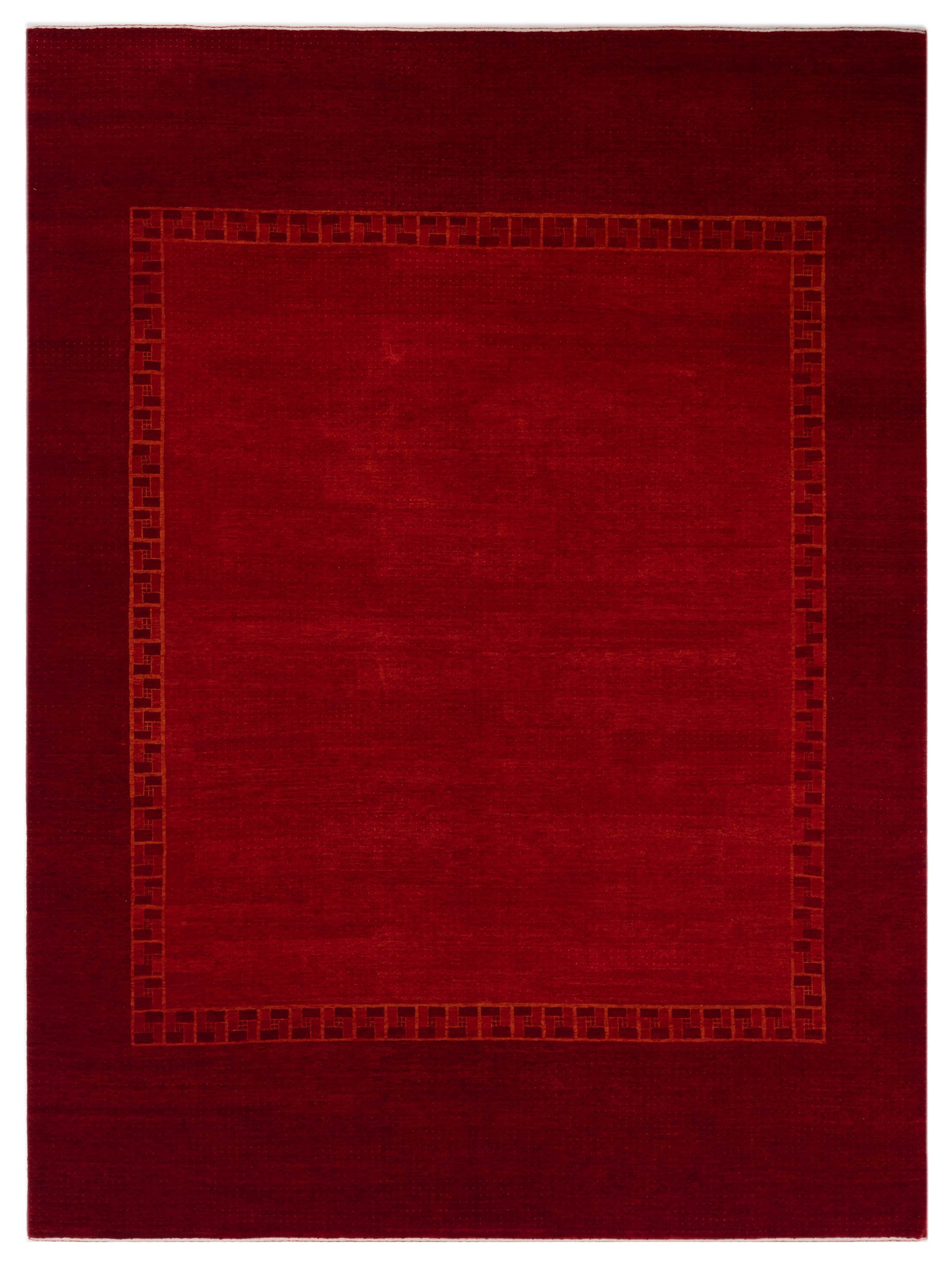 Siena Loribaft  Orange Red Contemporary