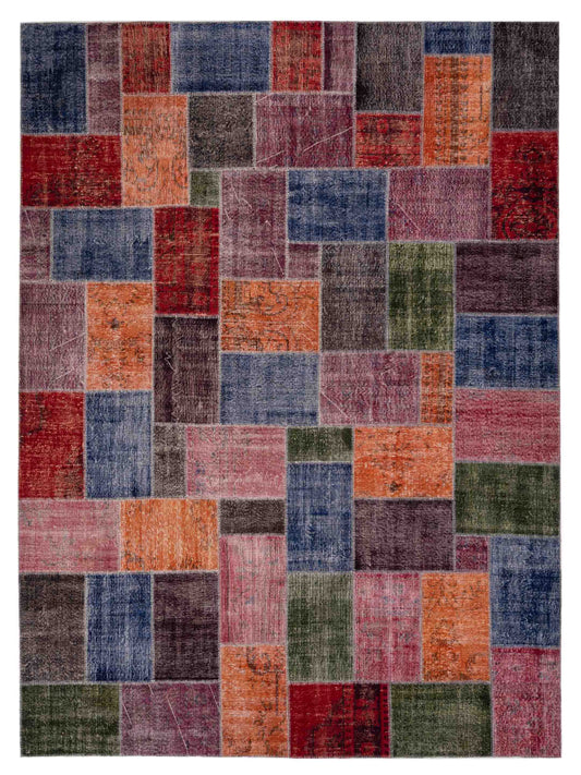 Pasha Turkish Vestige Patchwork  Multi  Contemporary