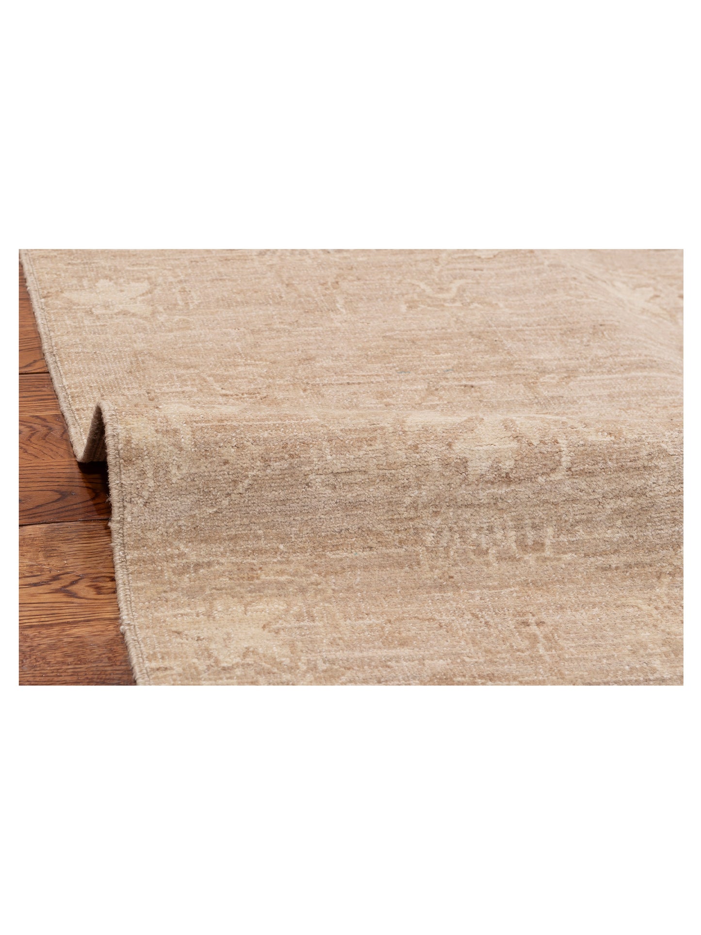 Lailora Brown 7.10x9.2 Hand Knotted Rug