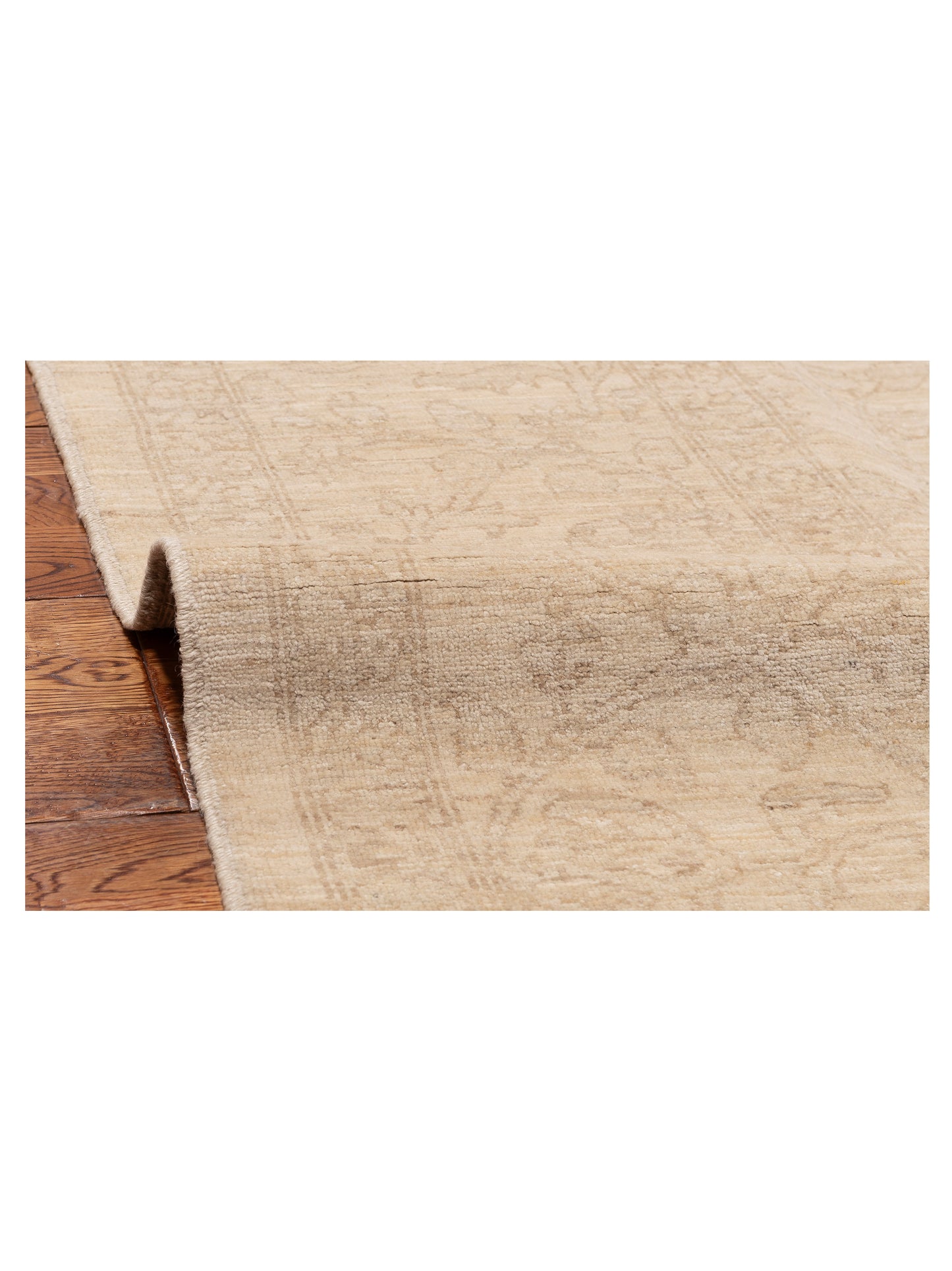 Lailora Cream Cream 9x12.1 Hand Knotted Rug