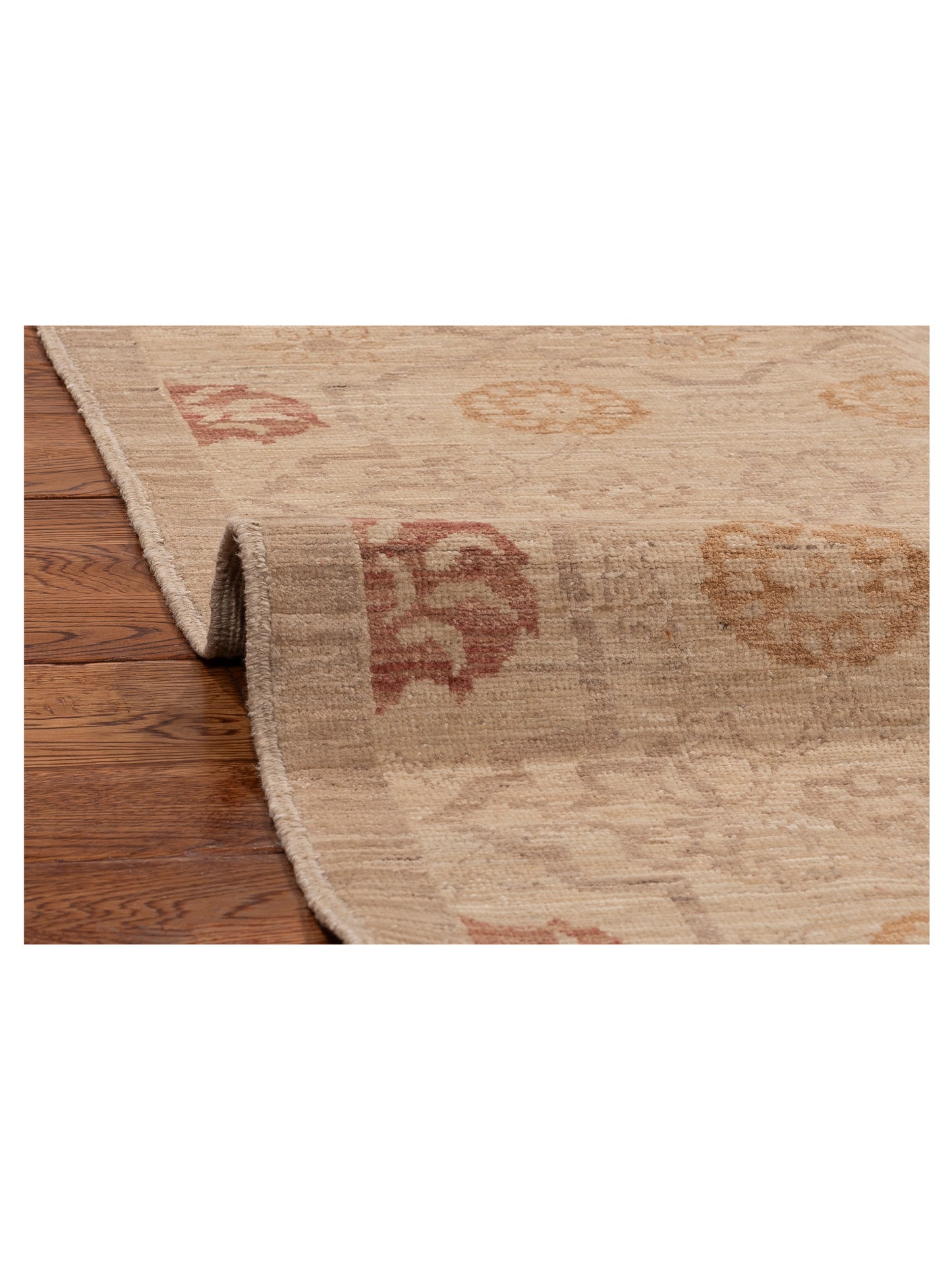 Lailora Beige Silver 6.1x8.8 Hand Knotted Rug