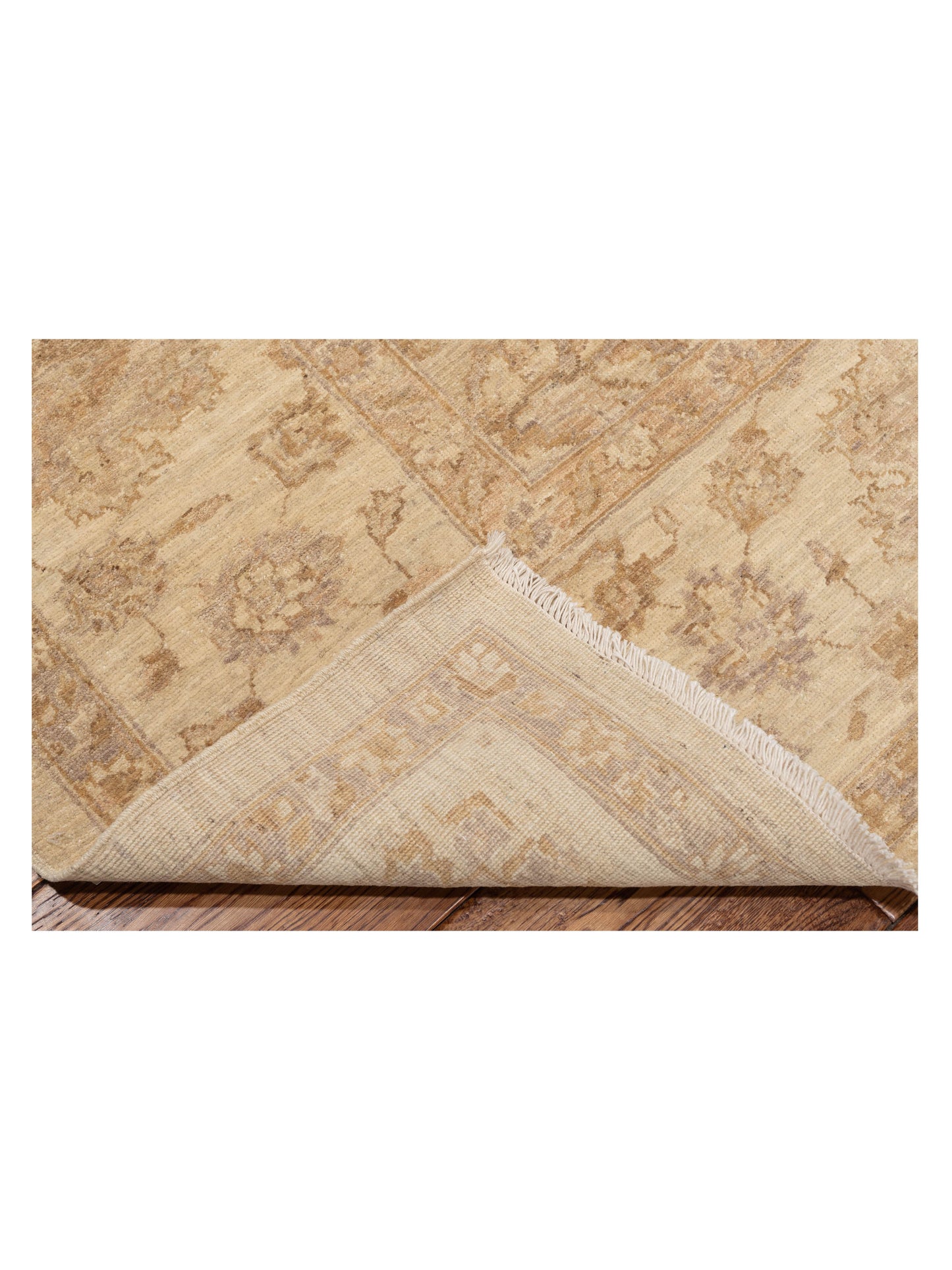 Lailora Silver Ivory 8.1x9.7 Hand Knotted Rug