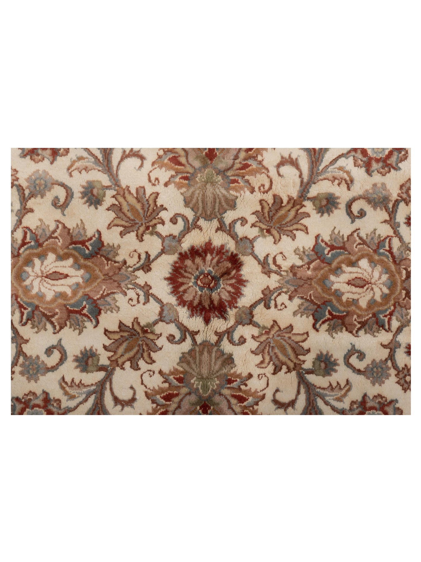Artalya Ivory Brick 8.1x9.11 Hand Knotted Rug