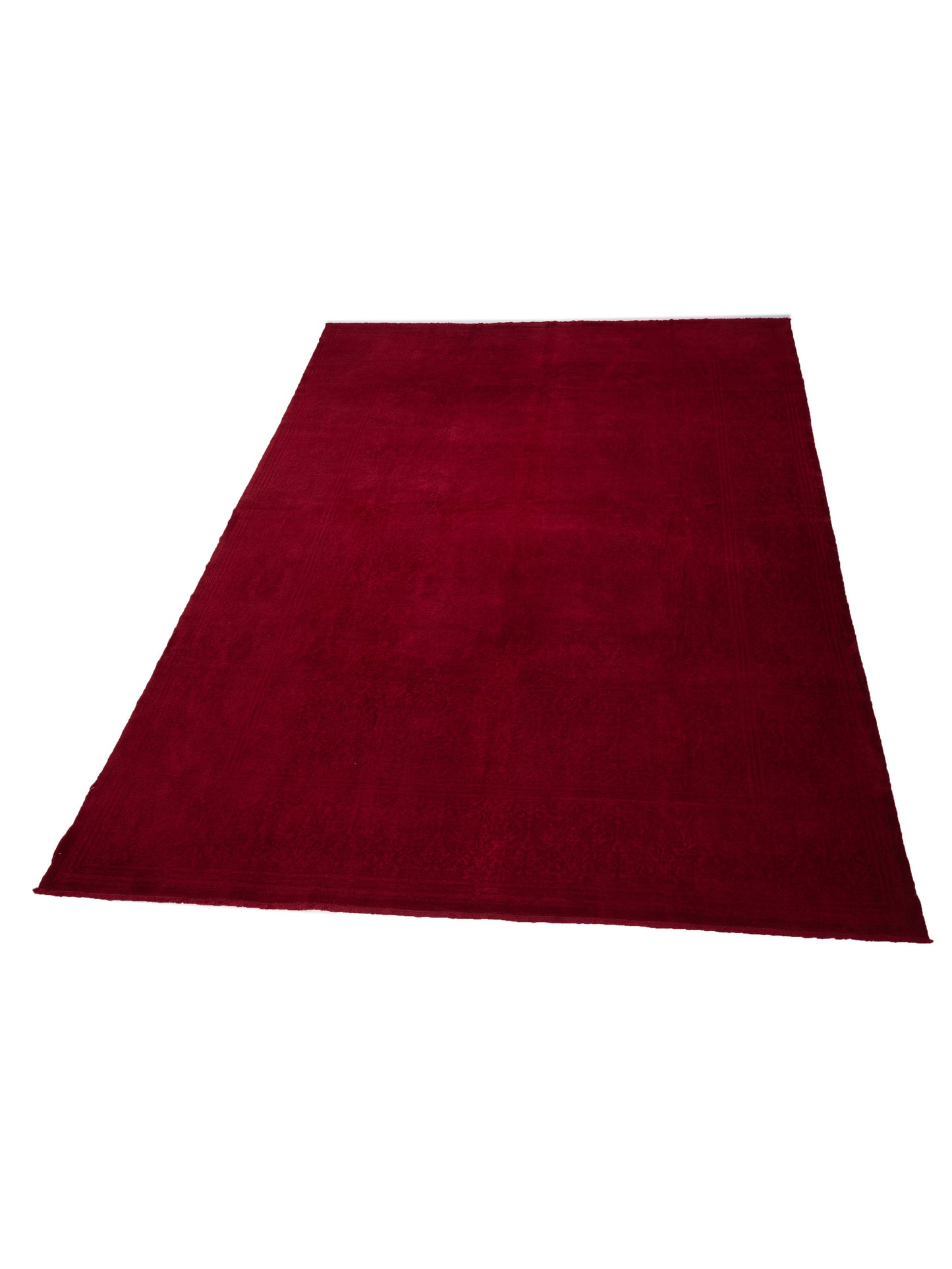 Rechromia Red Red 11.10x15.1 Hand Knotted Rug