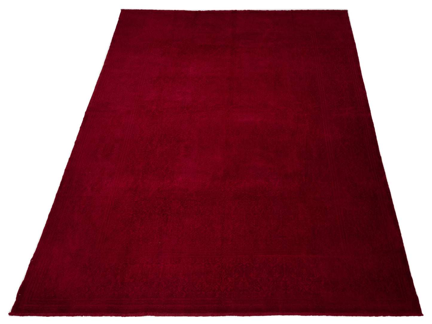 Rechromia Red Red 11.10x15.1 Hand Knotted Rug