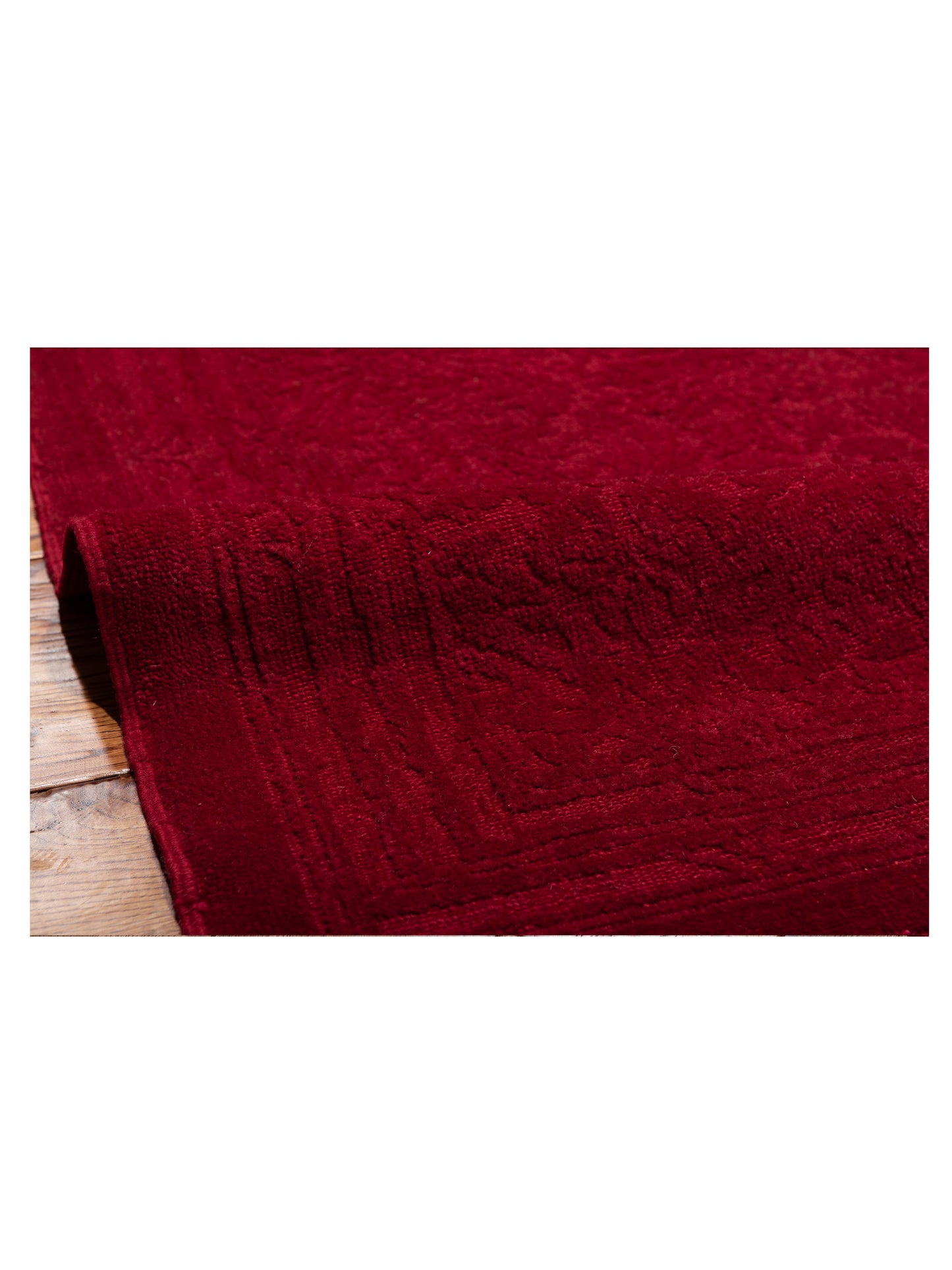 Rechromia Red Red 11.10x15.1 Hand Knotted Rug