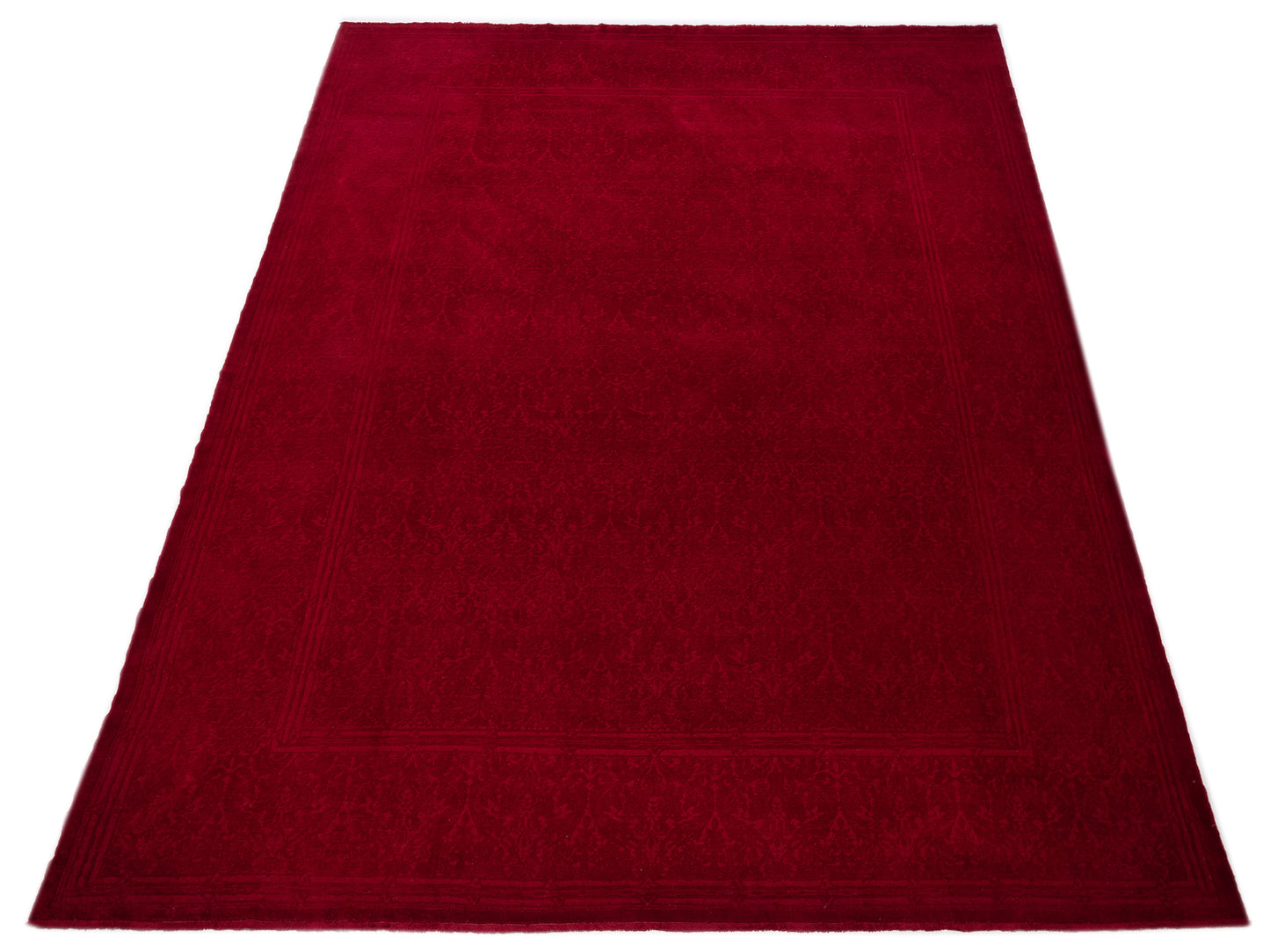 Rechromia Red Red 12x15.2 Hand Knotted Rug