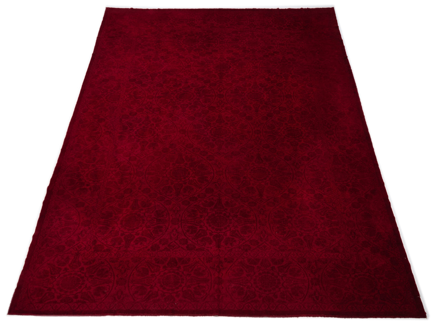 Rechromia Red Red 12x14.10 Hand Knotted Rug