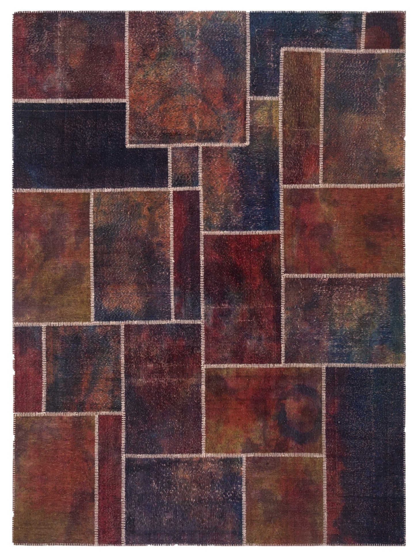 Pasha Turkish Vestige Patchwork  Multi  Contemporary