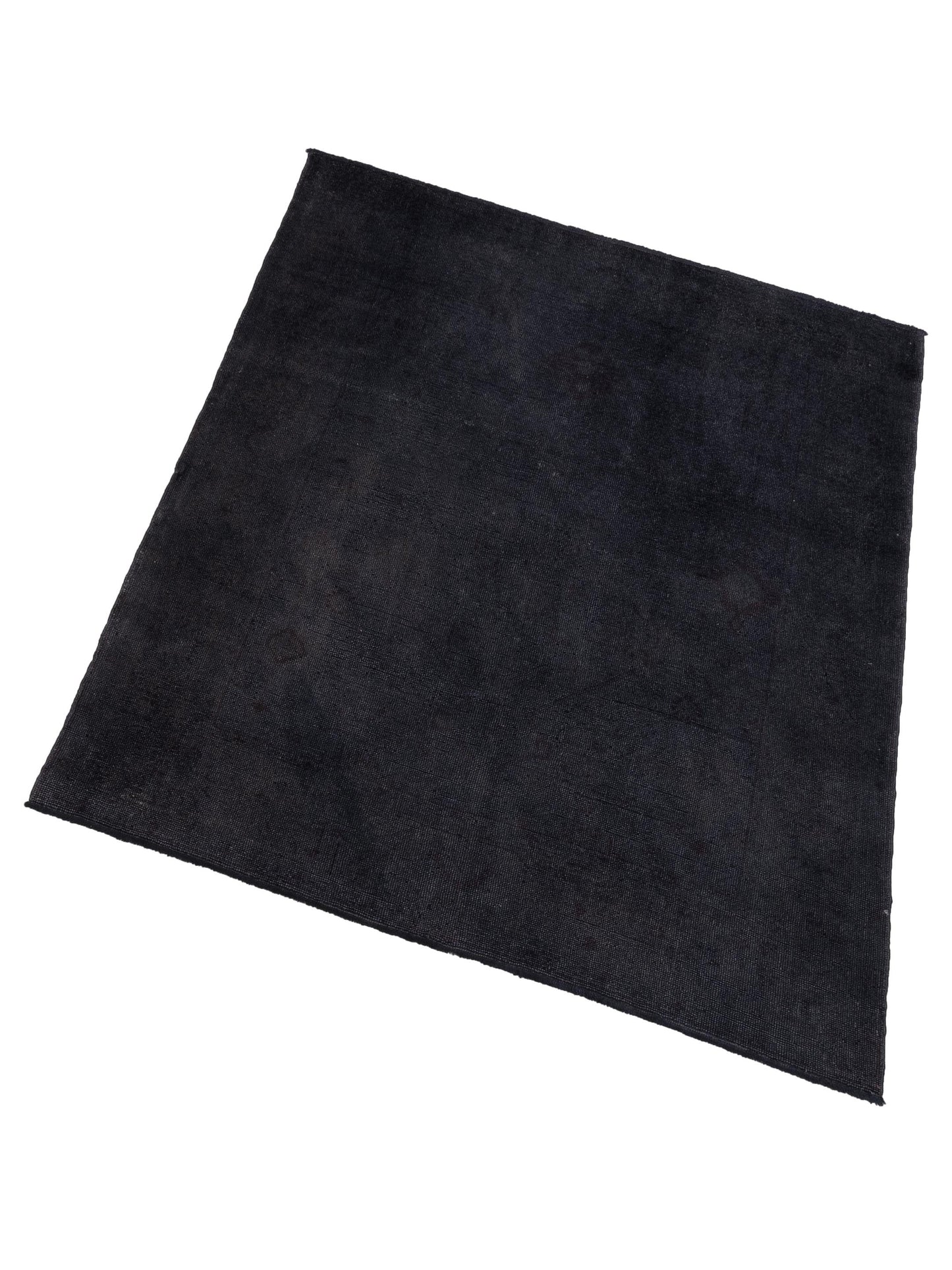 Vintage Charcoal 7x8.1 Hand Knotted Rug