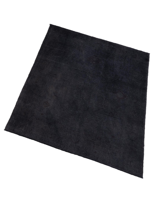 Vintage Charcoal 7x8.1 Hand Knotted Rug