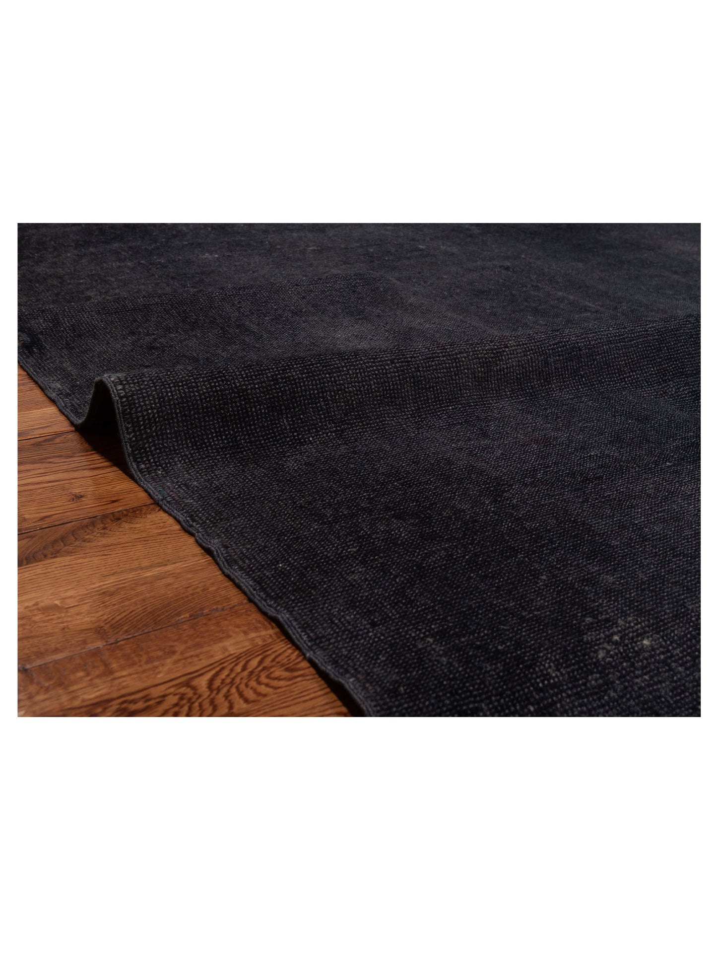 Vintage Charcoal 7x8.1 Hand Knotted Rug