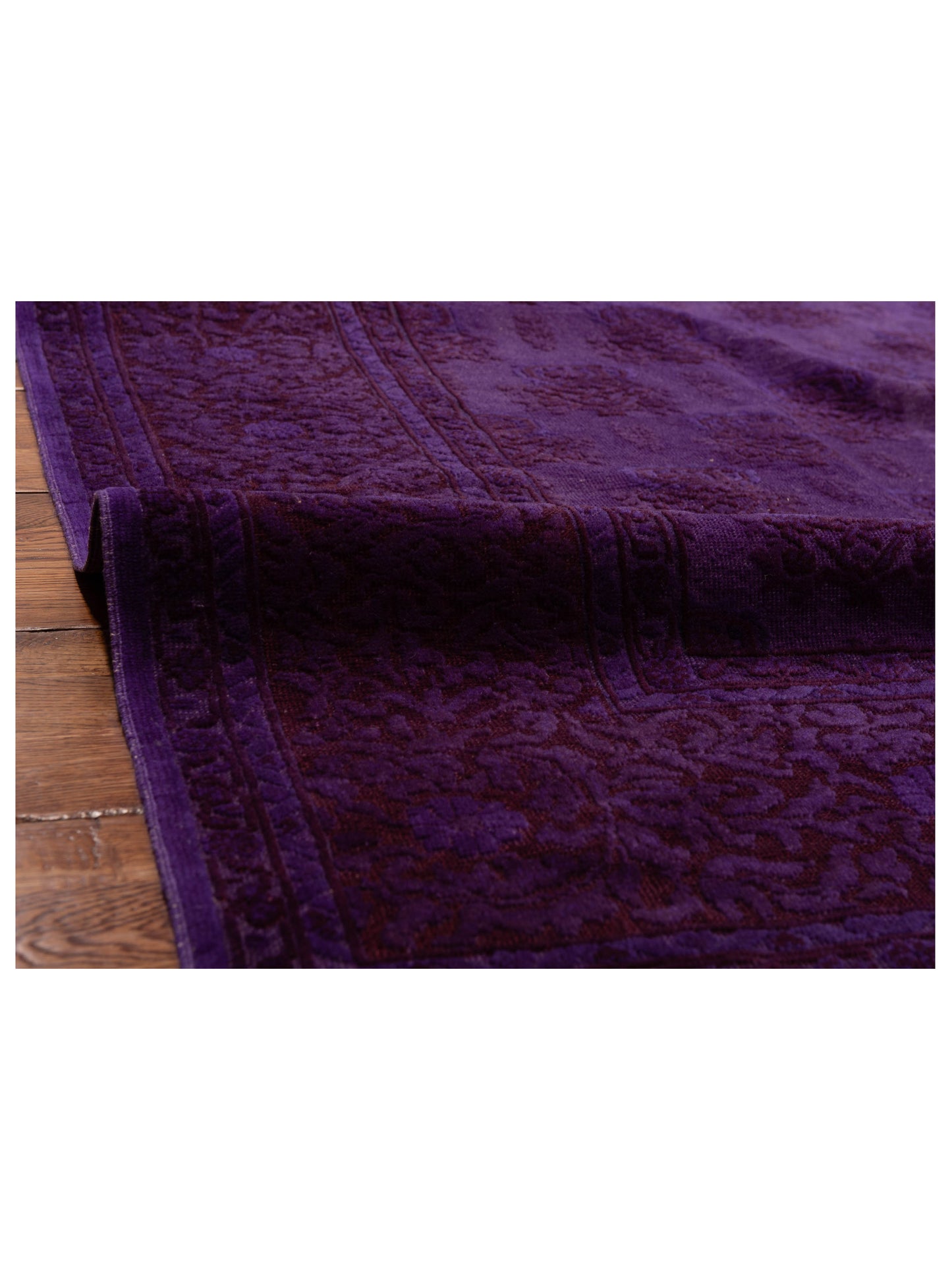 Vintage Purple 6.10x8.3 Hand Knotted Rug