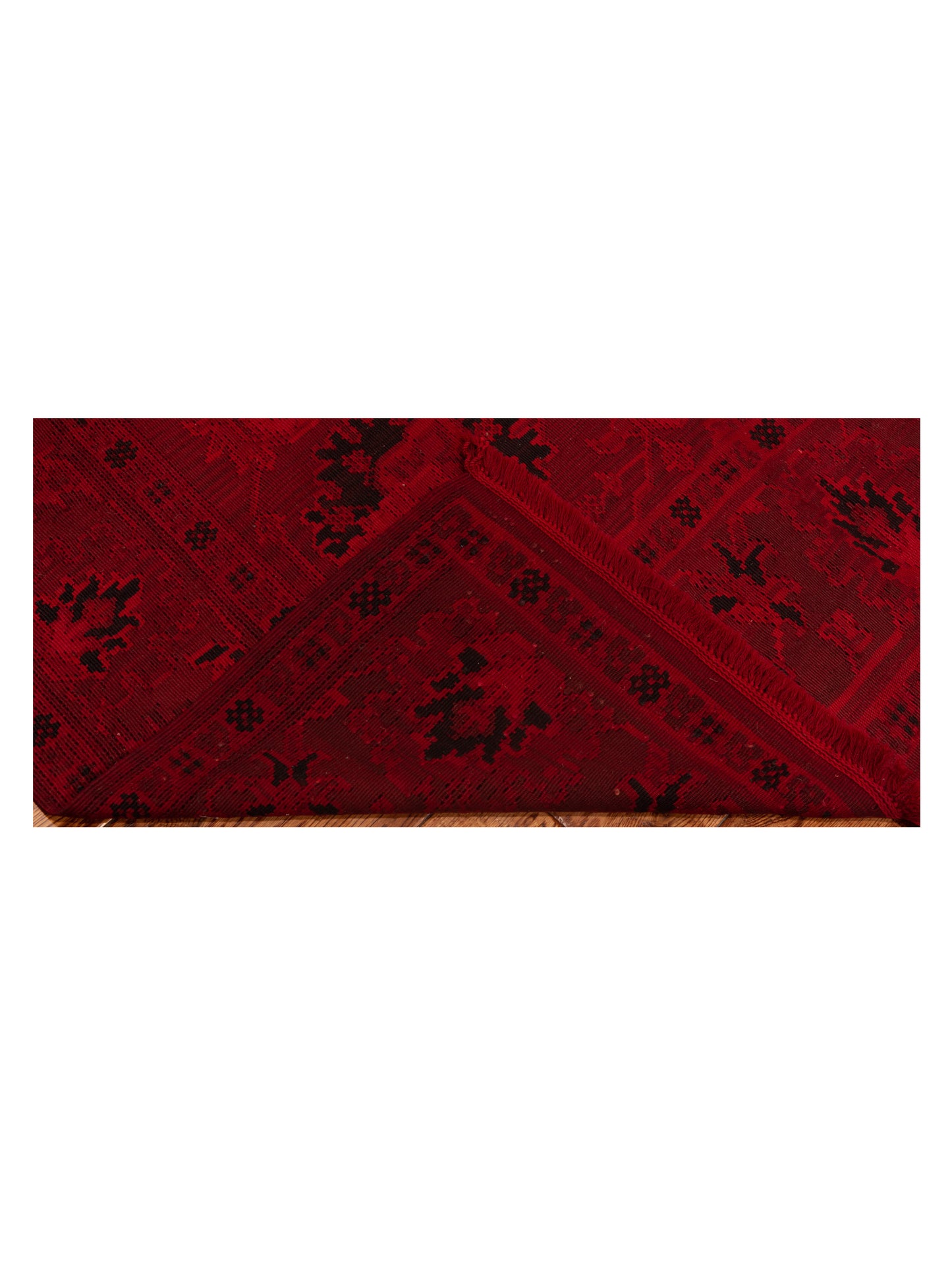 Vintage Red 5.9x7.10 Hand Knotted Rug