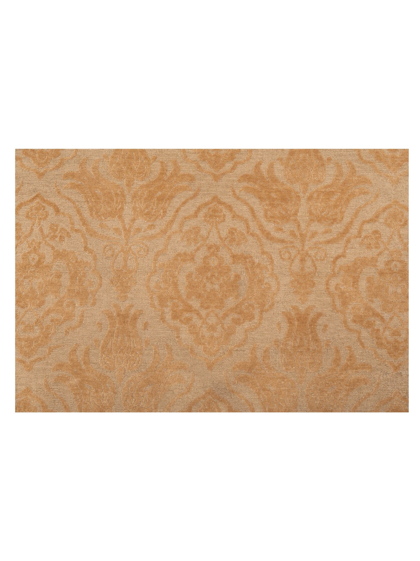 Defnera Cream Gold 9.3x11.11 Hand Knotted Rug