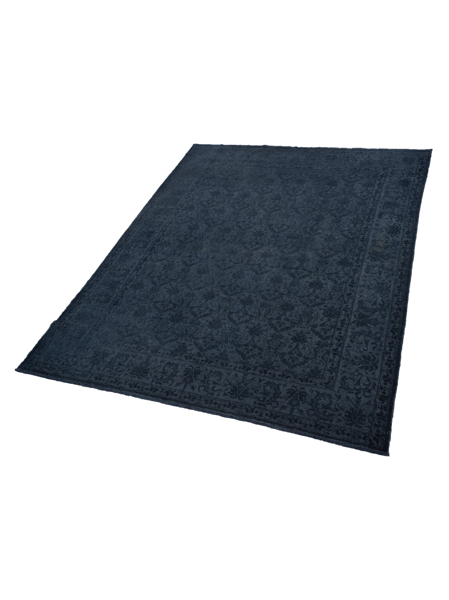 Defnera Dark Gray 9.2x11.10 Hand Knotted Rug