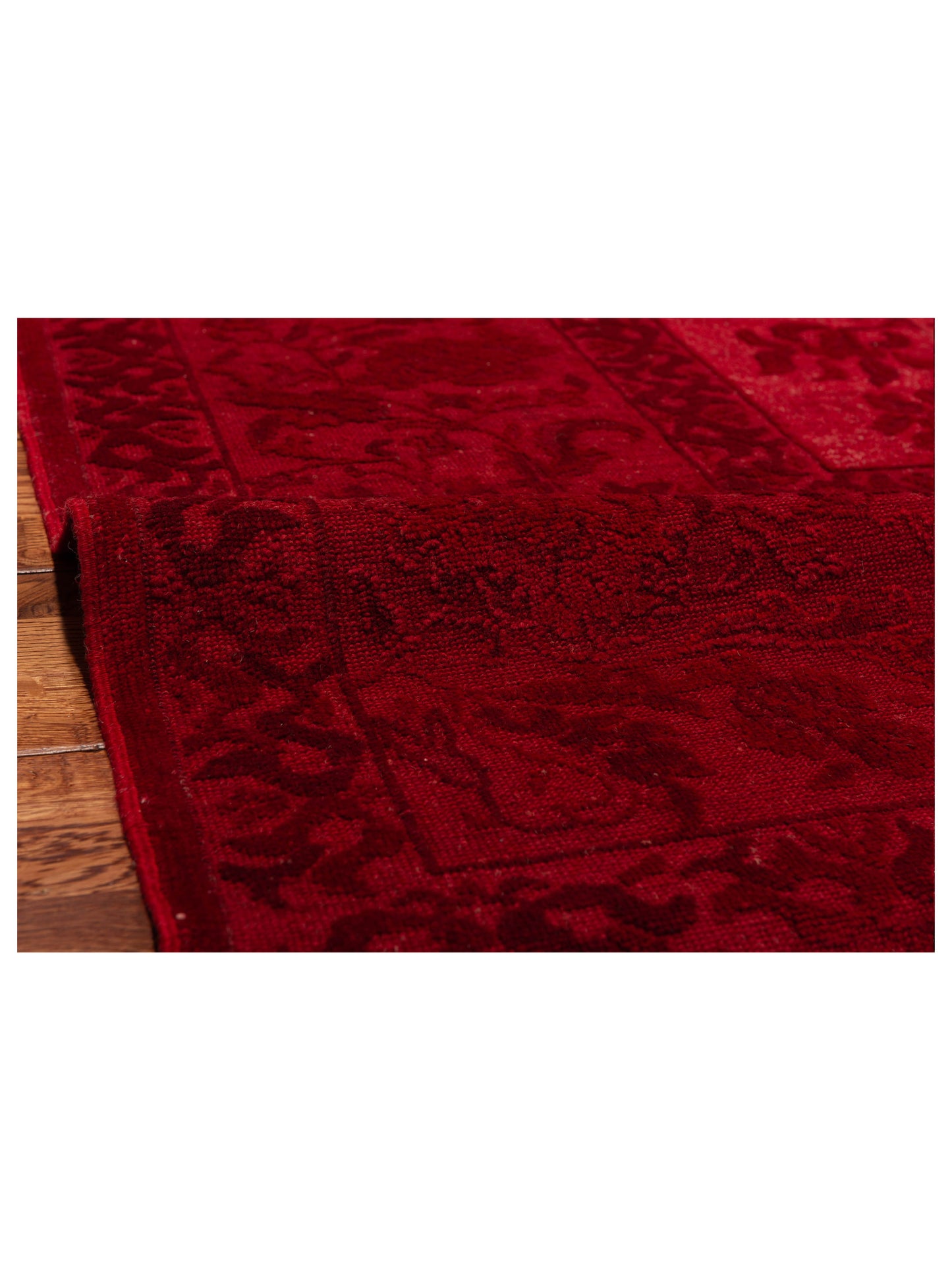 Vintage Red 6.9x8.3 Hand Knotted Rug