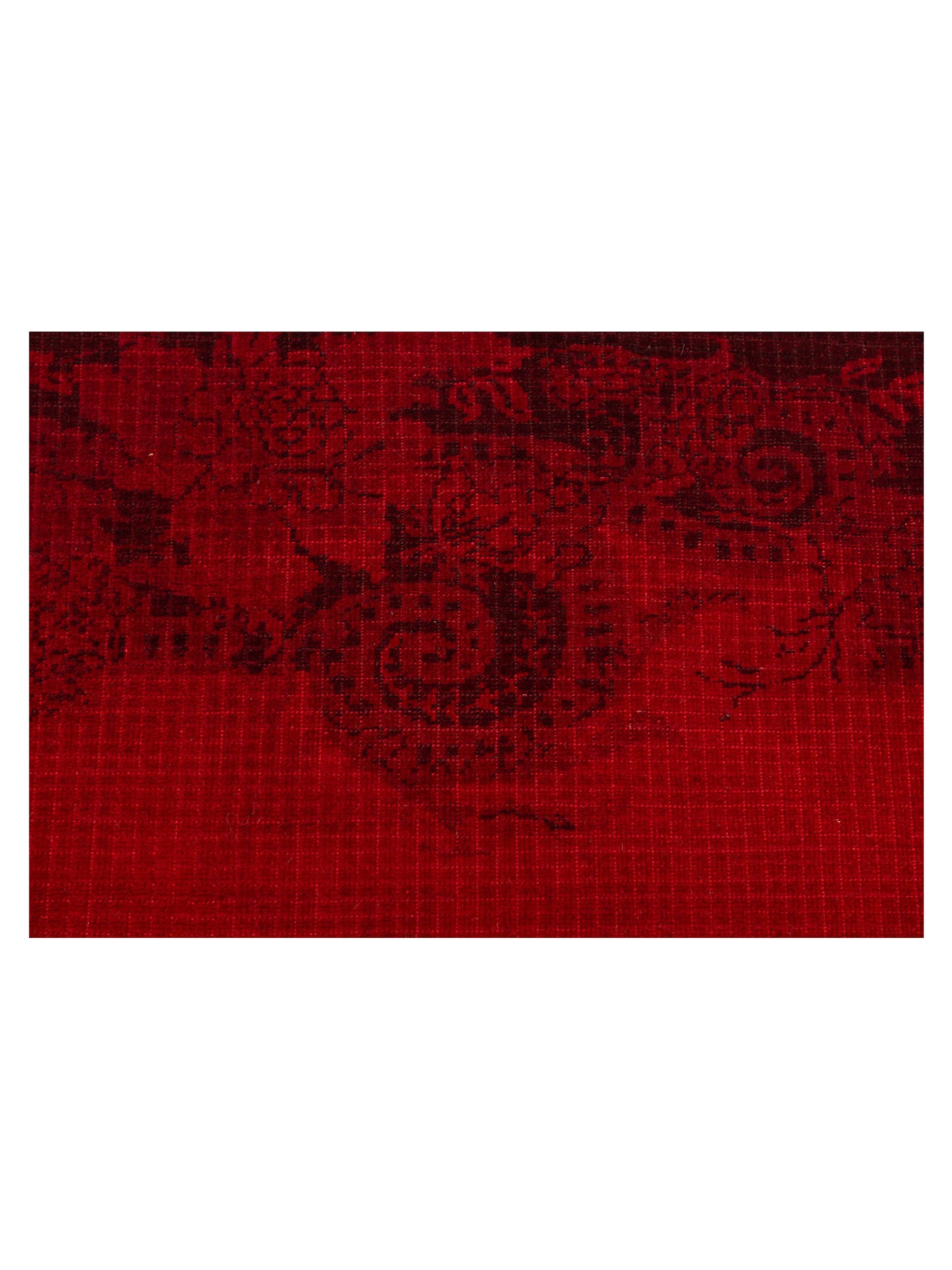 Vintage Red 6.10x9 Hand Knotted Rug