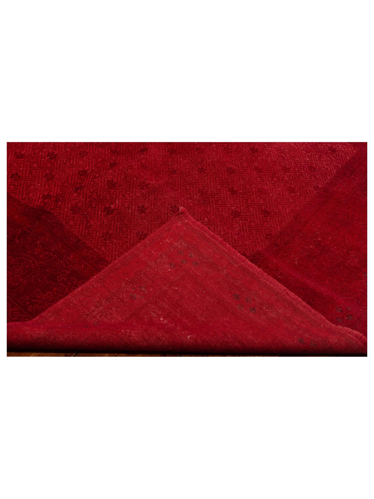 Vintage Red 6.10x8.8 Hand Knotted Rug