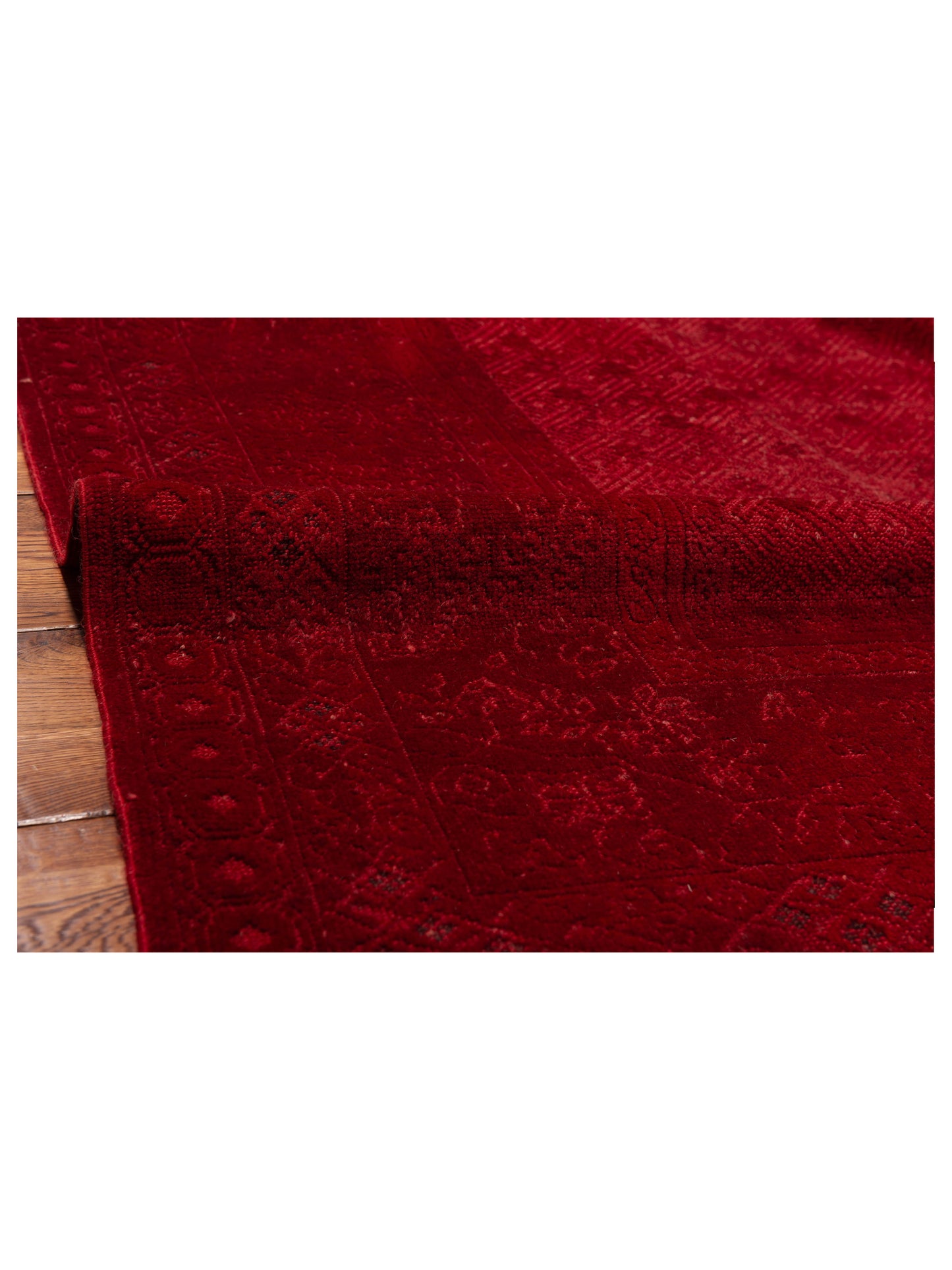 Vintage Red 6.10x8.8 Hand Knotted Rug