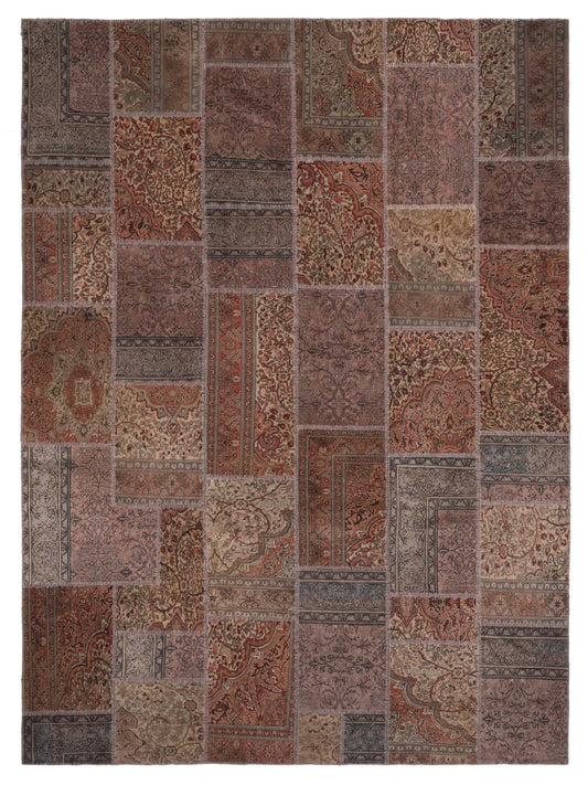 Pasha Turkish Vestige Patchwork  Multi  Contemporary