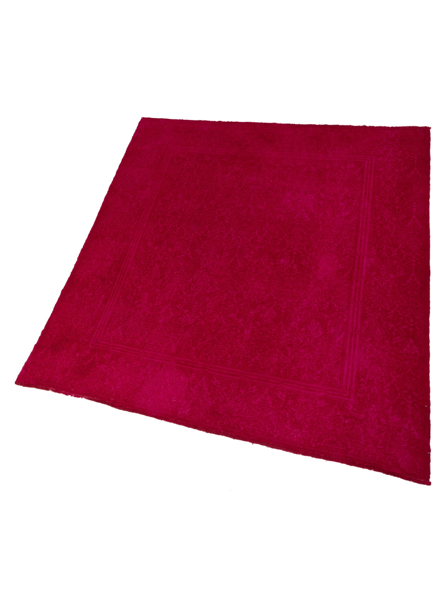 Rechromia Pink Pink 8.3x9.8 Hand Knotted Rug